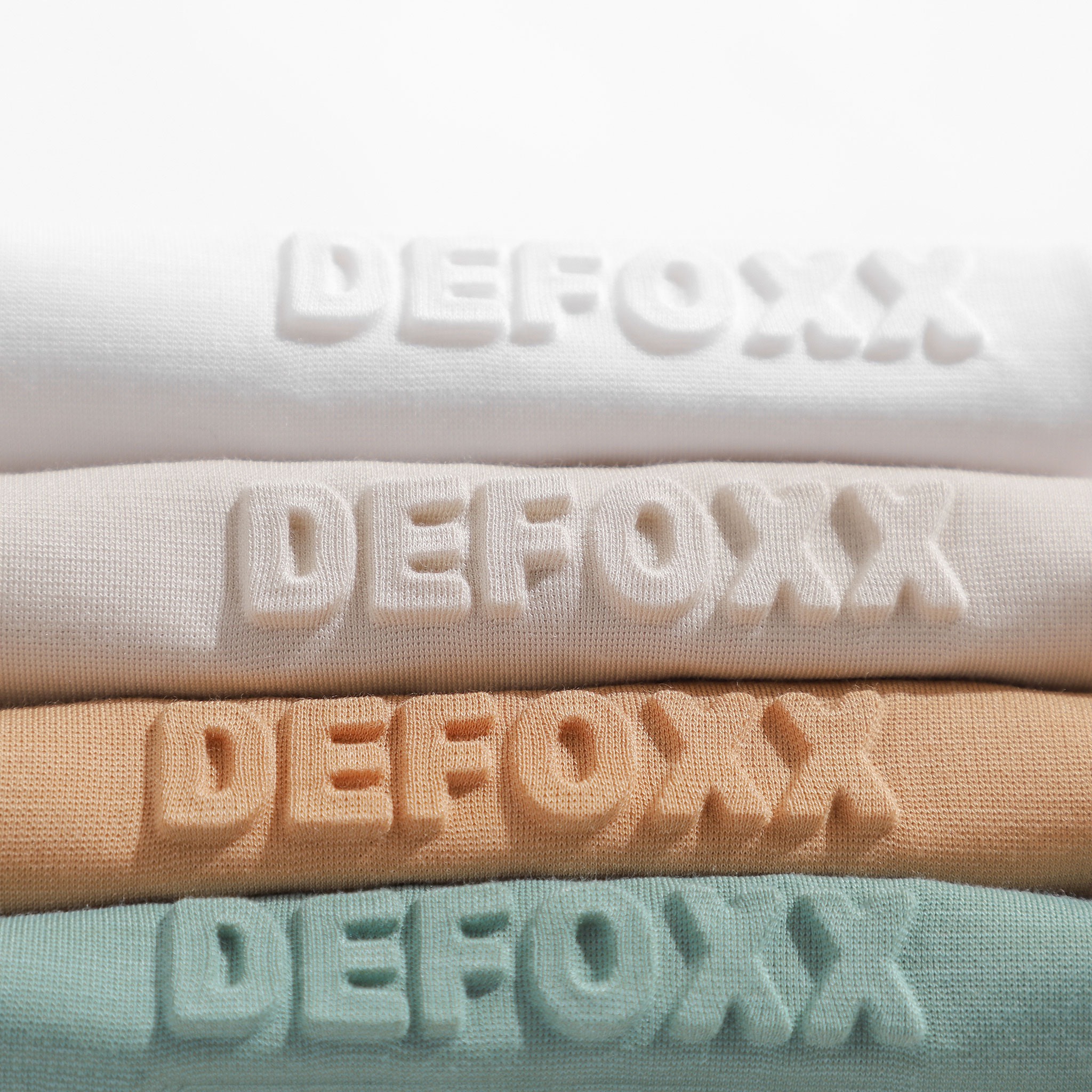 ÁO THUN DEFOXX COTTON ÉP CHỮ NỔI