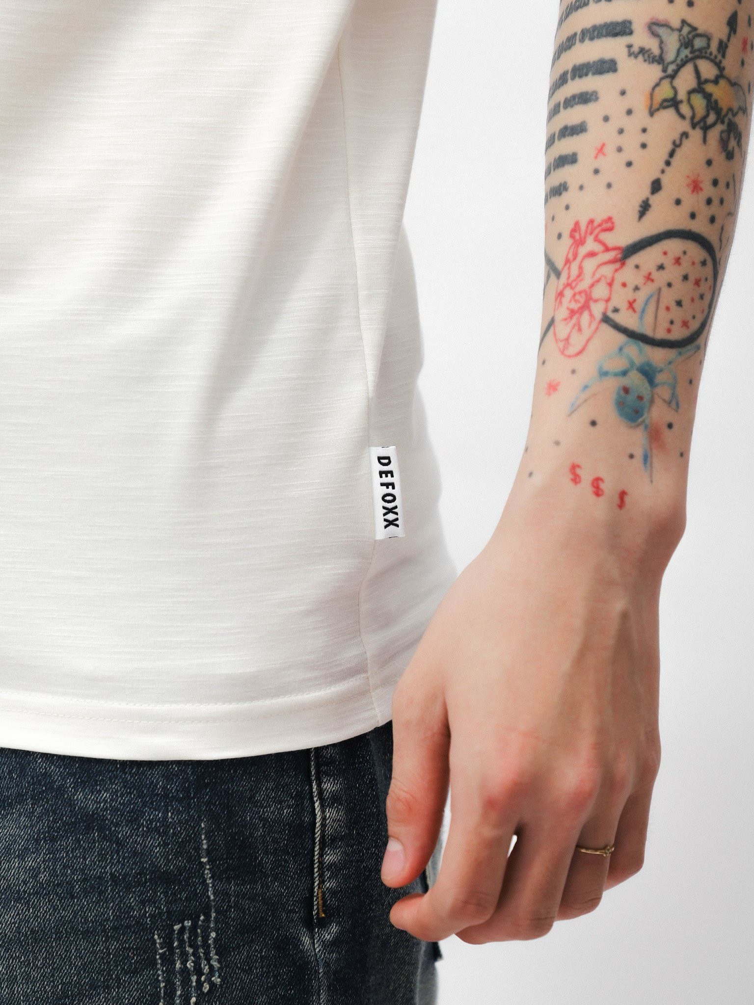 ÁO THUN DEFOXX COTTON SƯỚC 4C