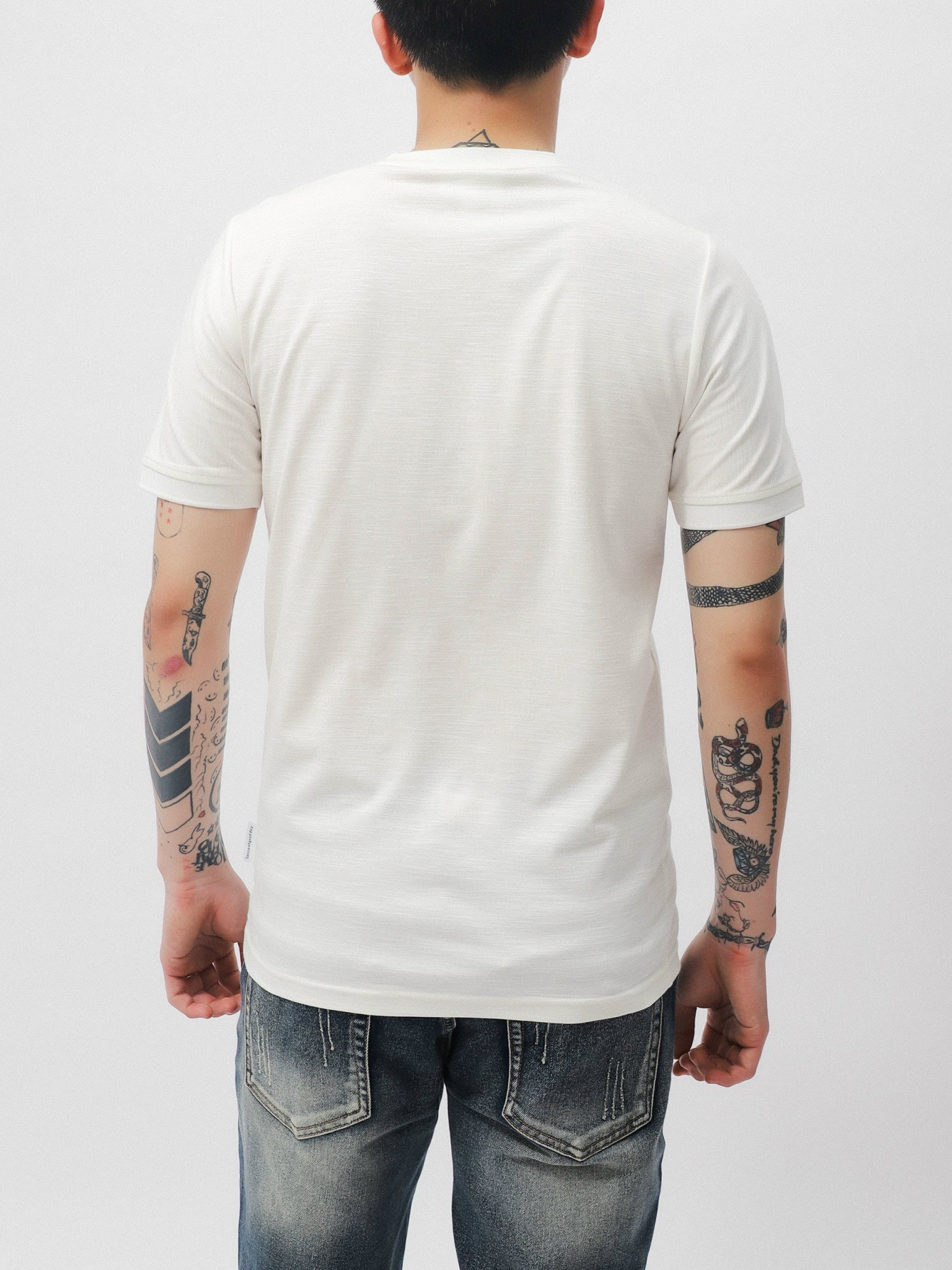 ÁO THUN DEFOXX COTTON SƯỚC 4C