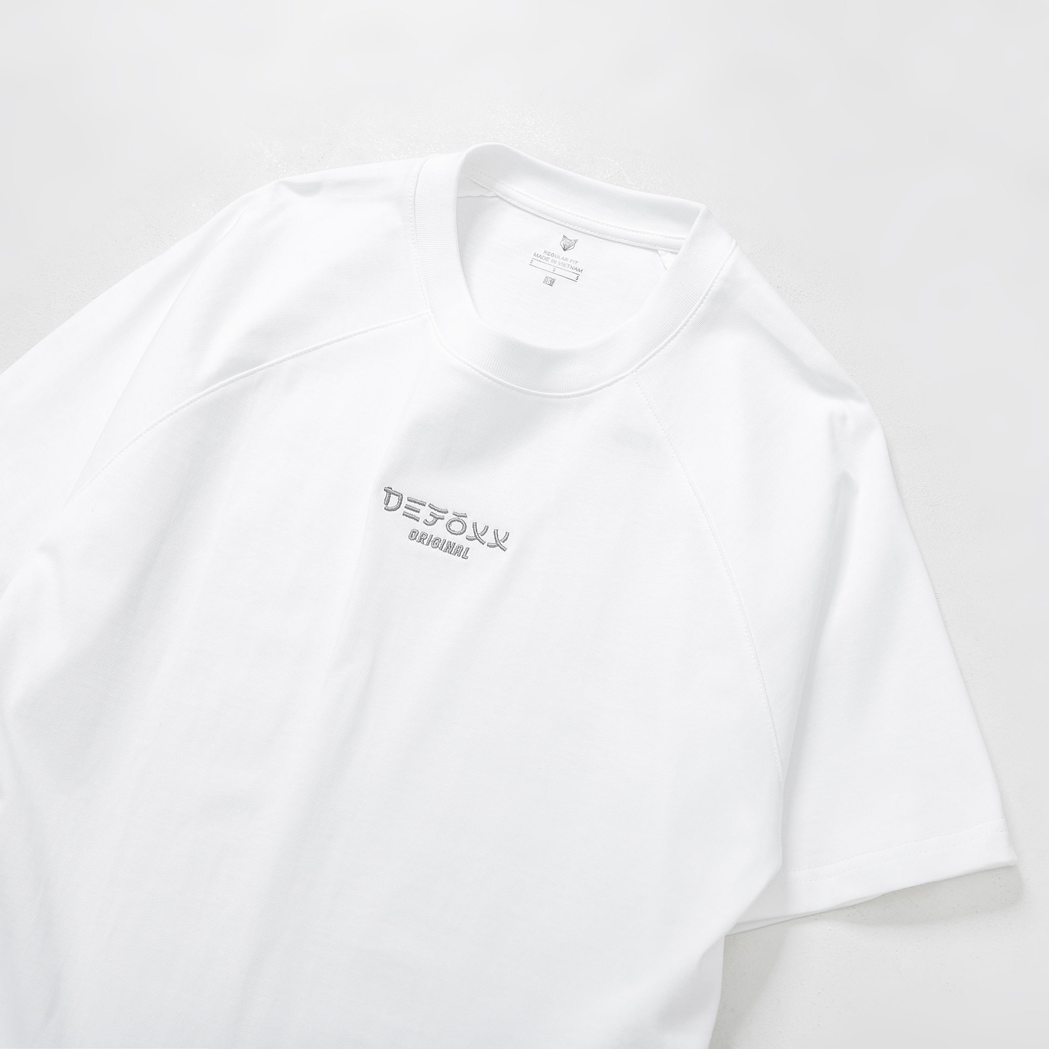 ÁO THUN DEFOXX REGULAR-FIT THÊU LOGO