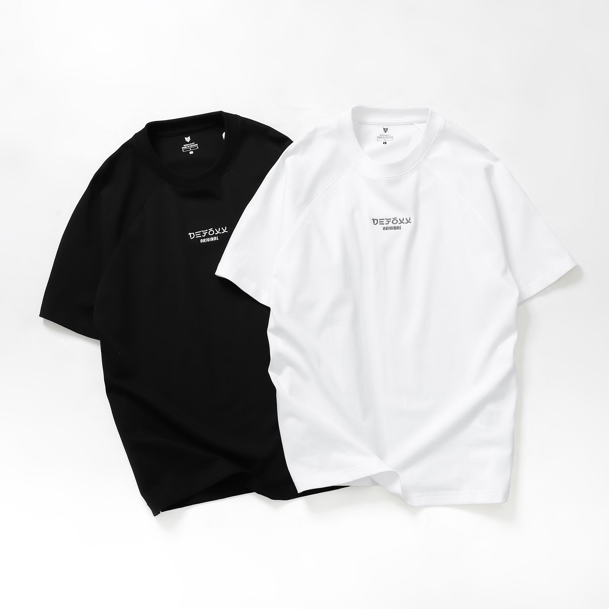 ÁO THUN DEFOXX REGULAR-FIT THÊU LOGO