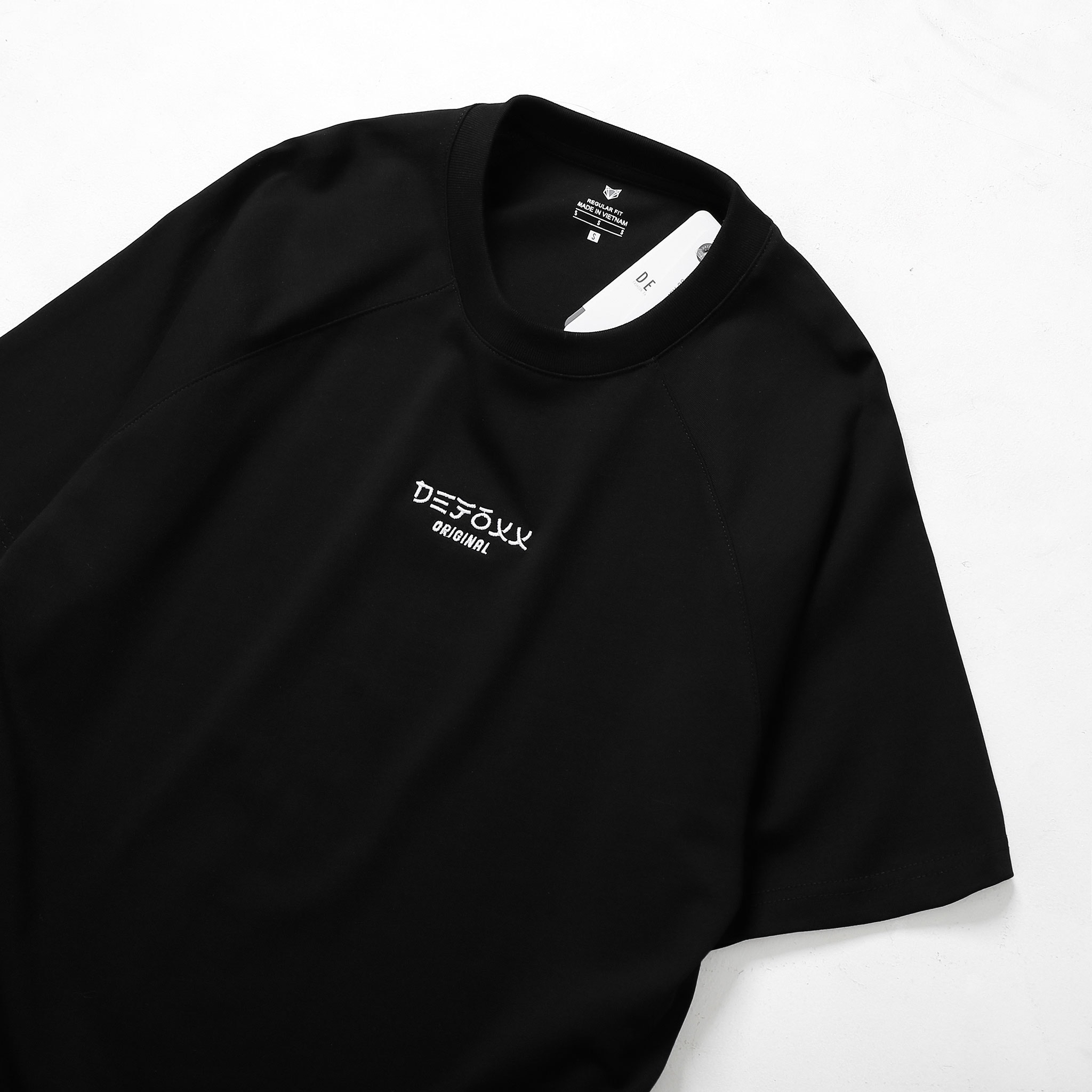 ÁO THUN DEFOXX REGULAR-FIT THÊU LOGO