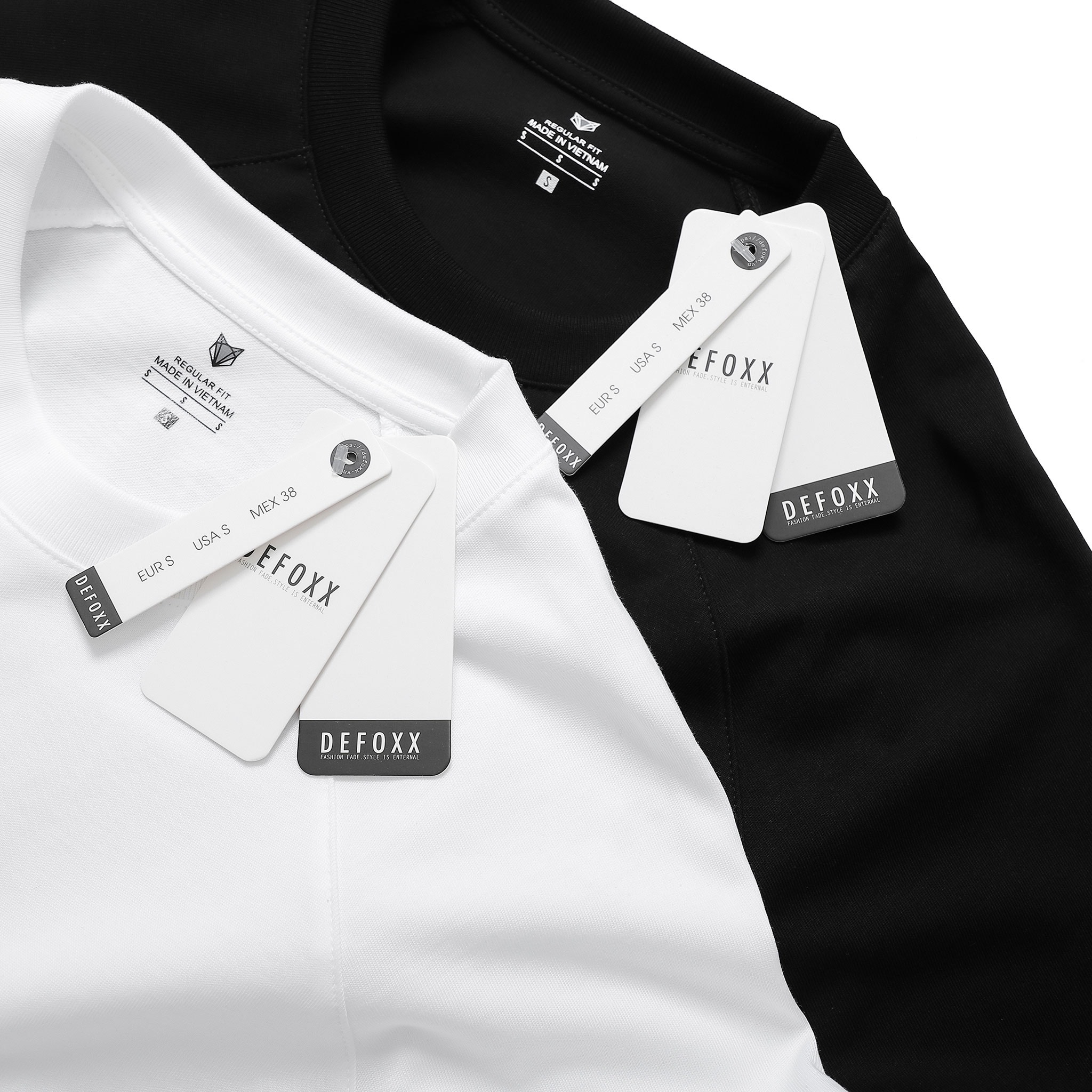 ÁO THUN DEFOXX REGULAR-FIT THÊU LOGO