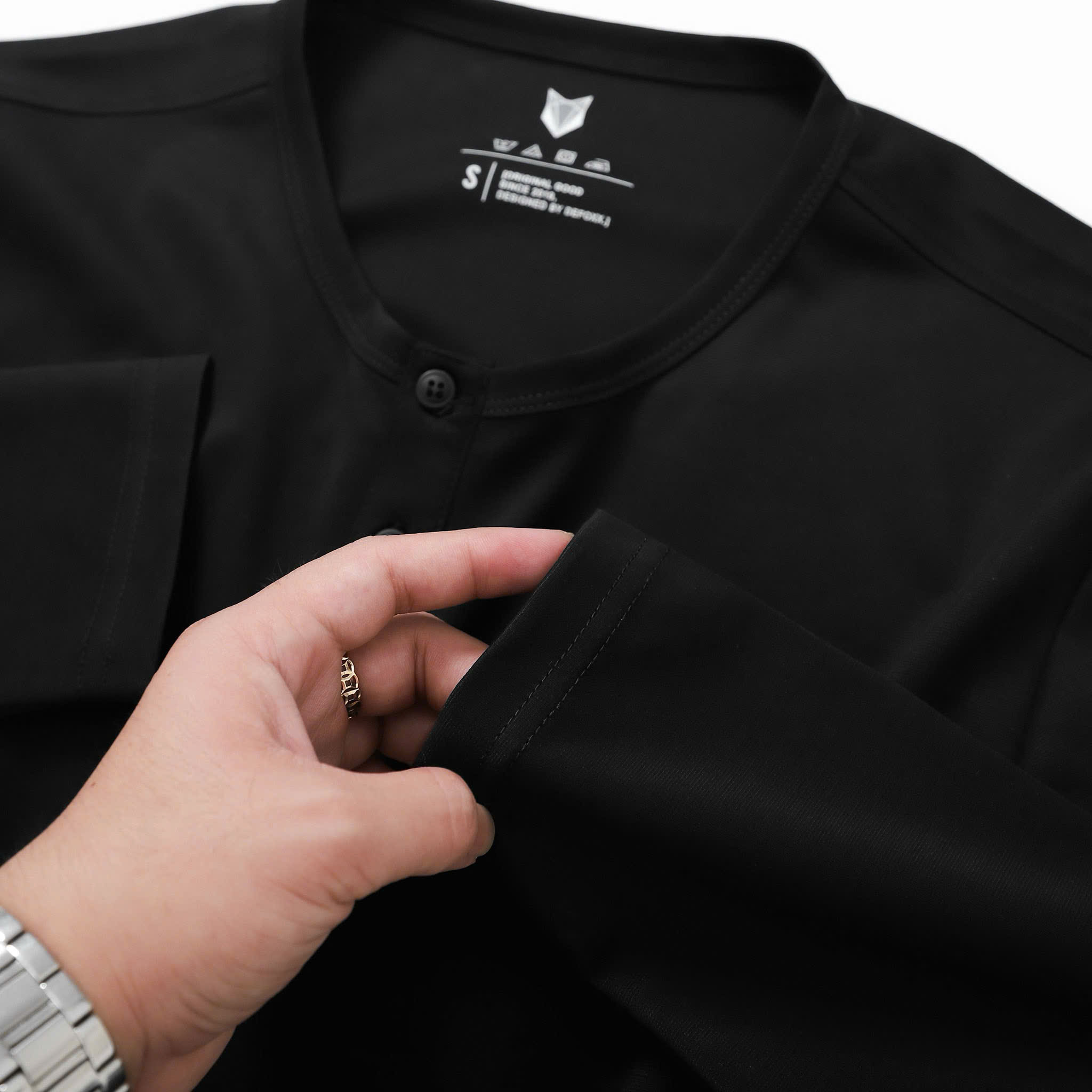 ÁO HENLEY DEFOXX DỆT CHÉO