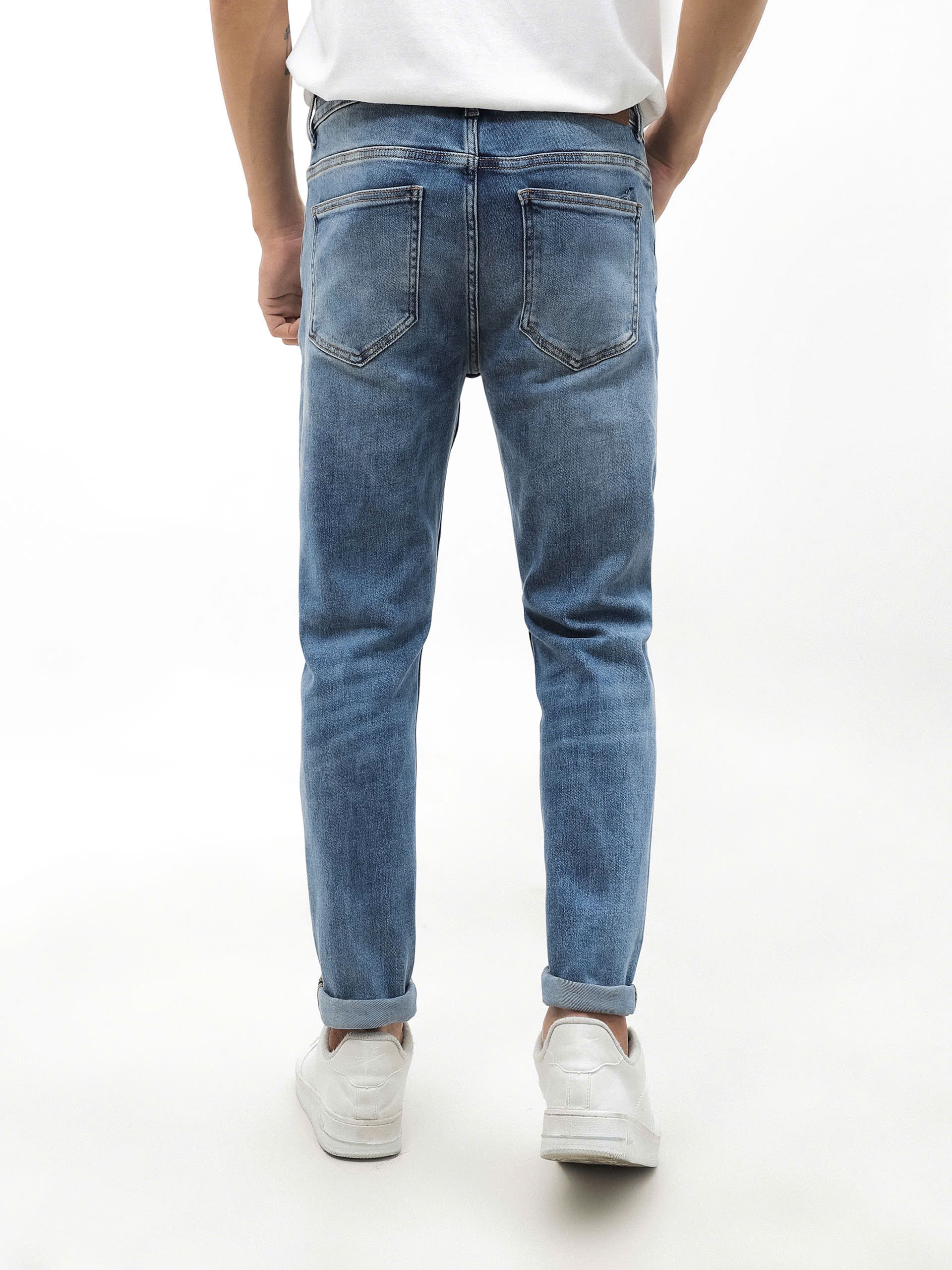 QUẦN JEANS DEFOXX XANH ZICZAC