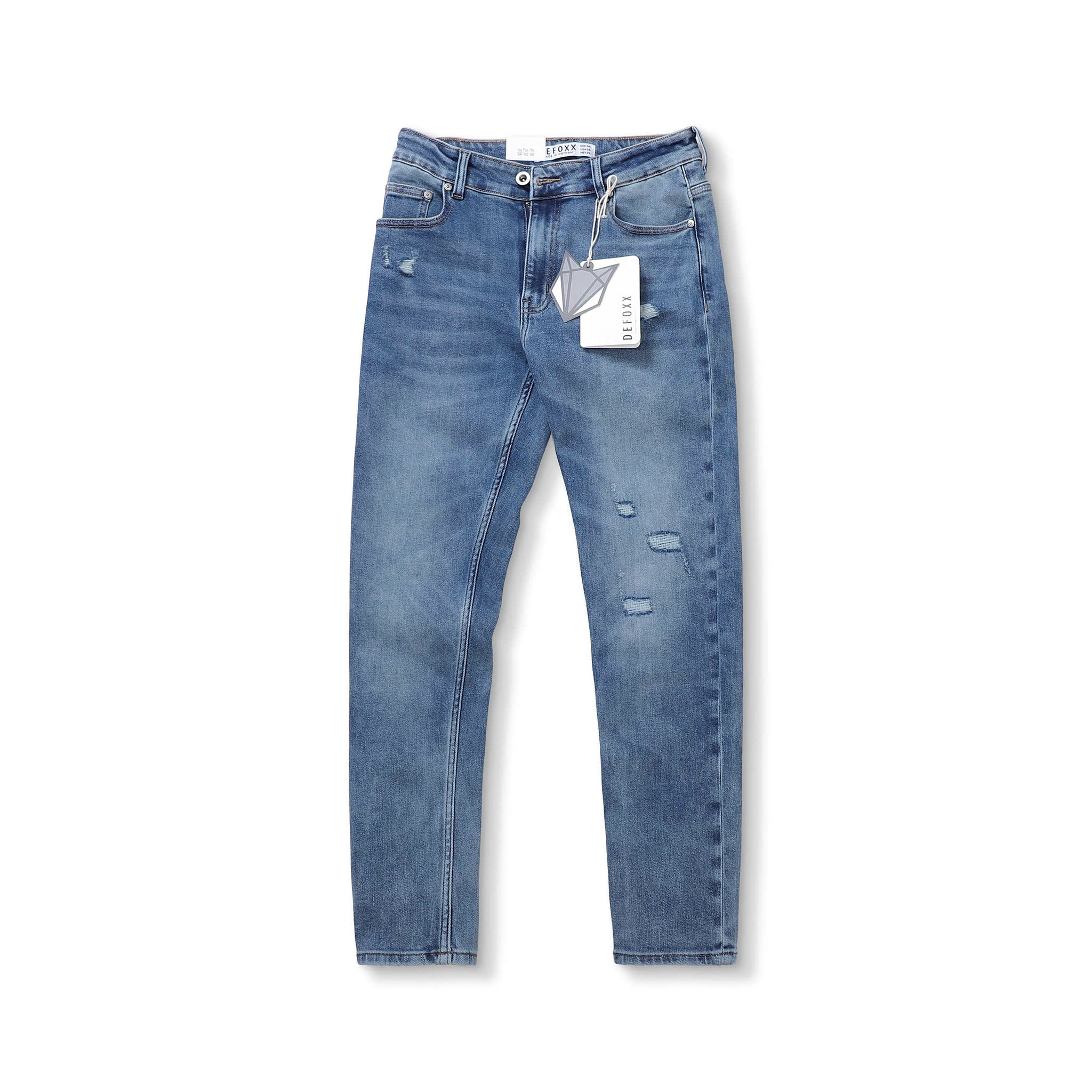 QUẦN JEANS DEFOXX XANH ZICZAC