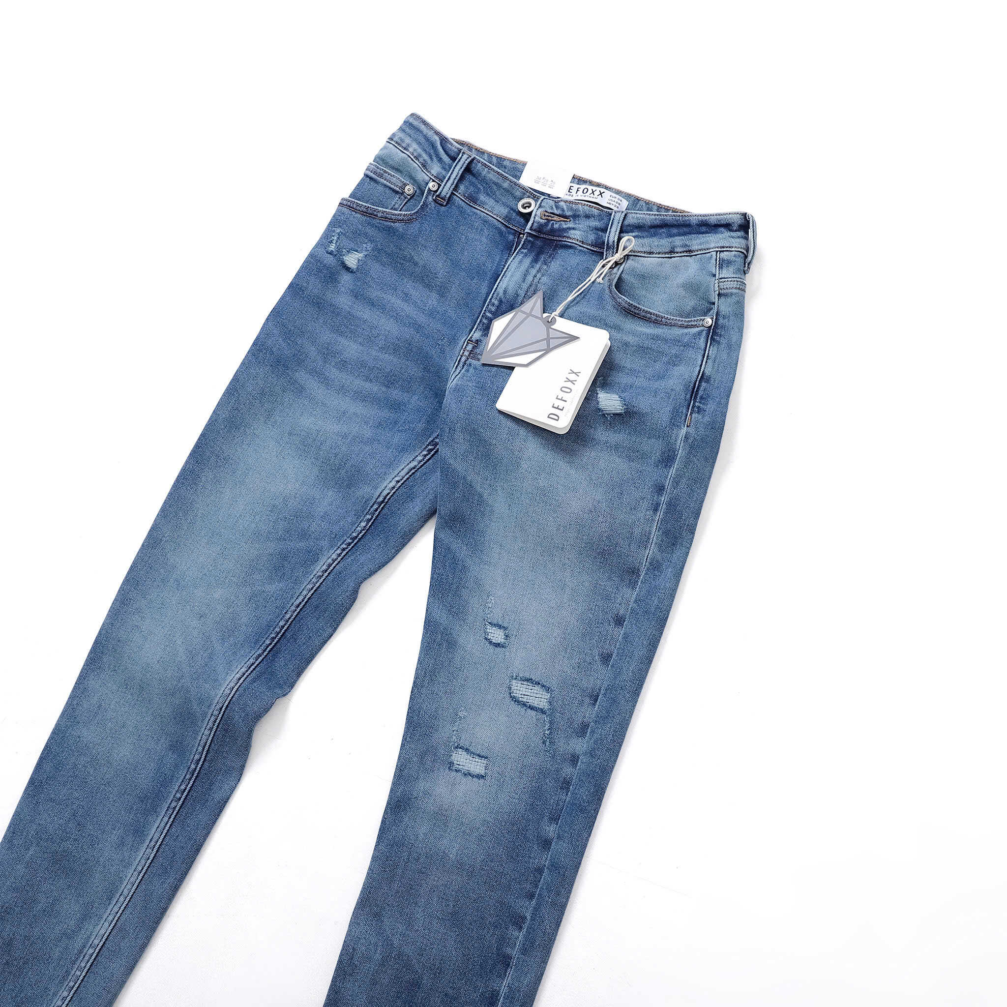 QUẦN JEANS DEFOXX XANH ZICZAC