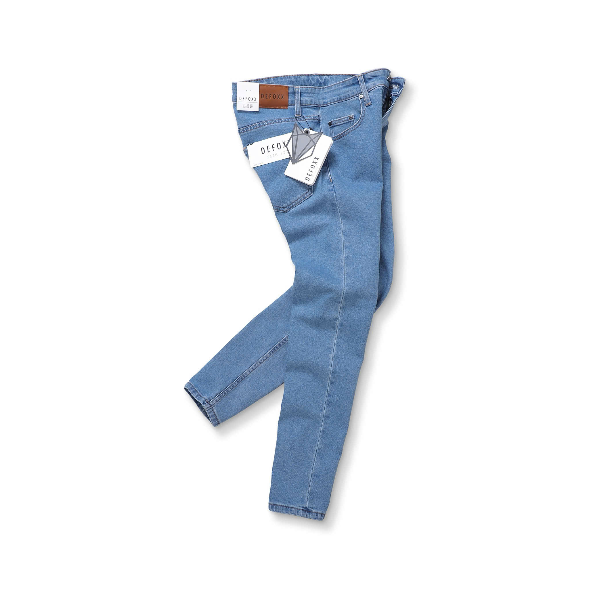 QUẦN JEANS DEFOXX XANH YA TRƠN