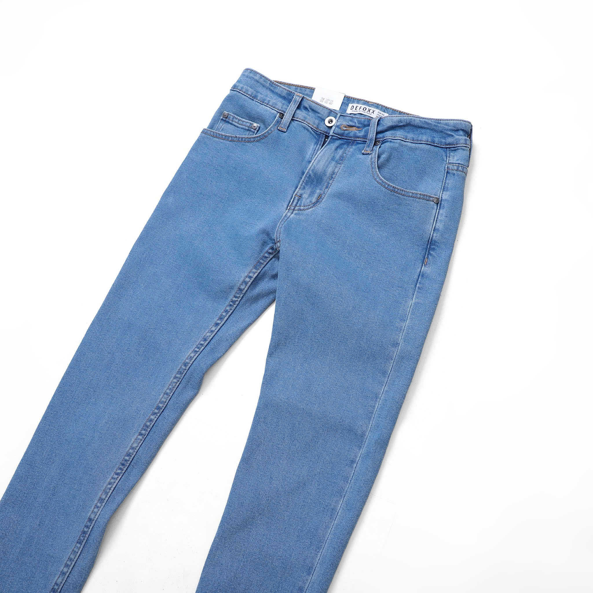 QUẦN JEANS DEFOXX XANH YA TRƠN