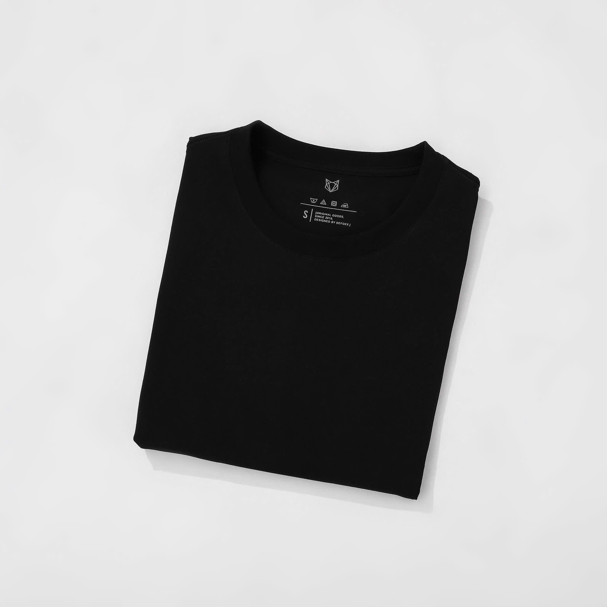 ÁO THUN DEFOXX BASIC ĐEN