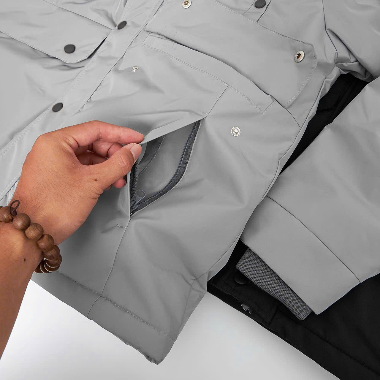 ÁO PHAO PARKA KAF MŨ LÔNG