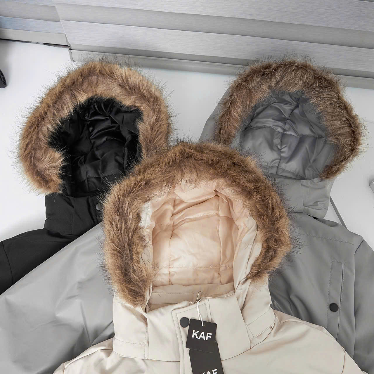 ÁO PHAO PARKA KAF MŨ LÔNG