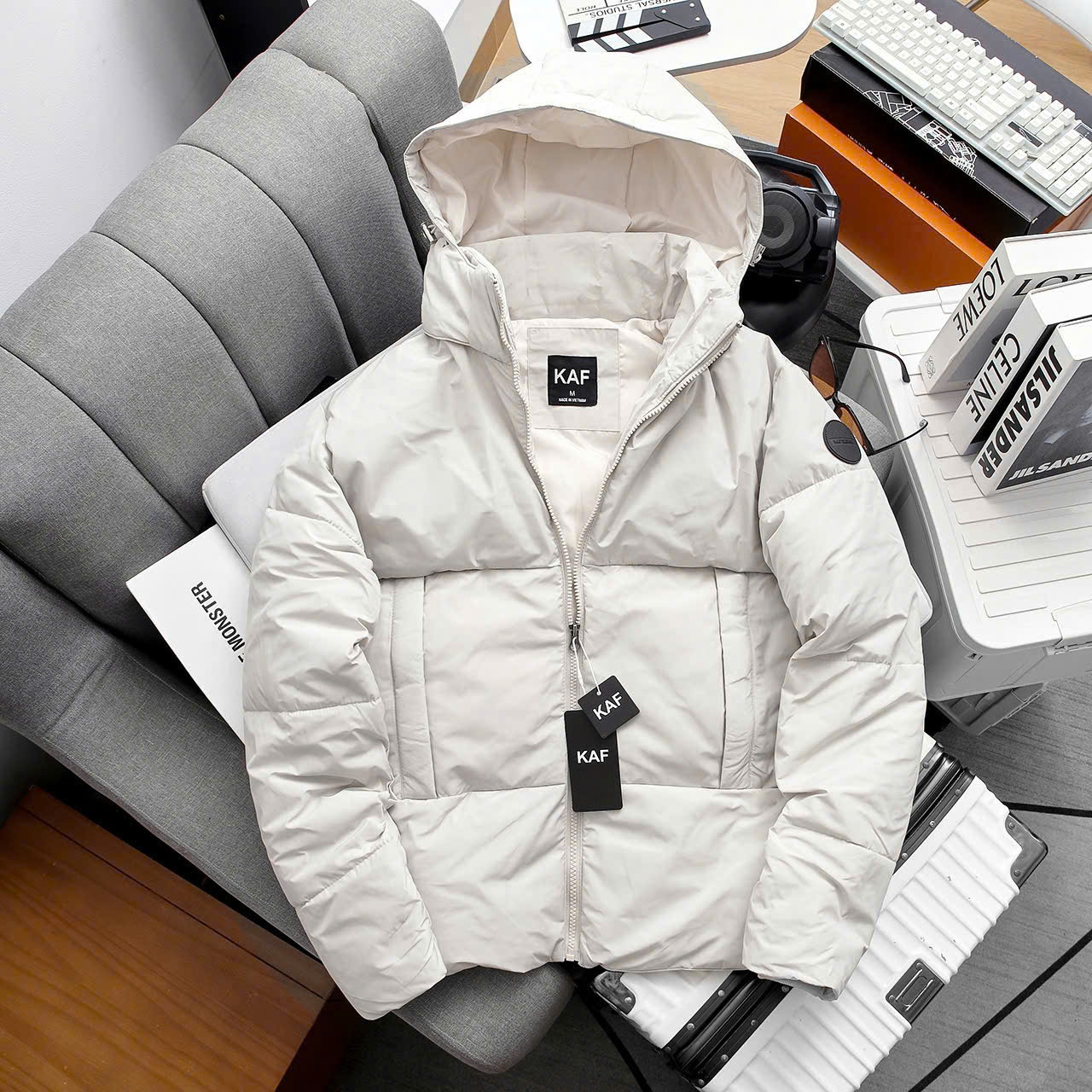 ÁO PHAO BÉO MŨ RỜI KAF