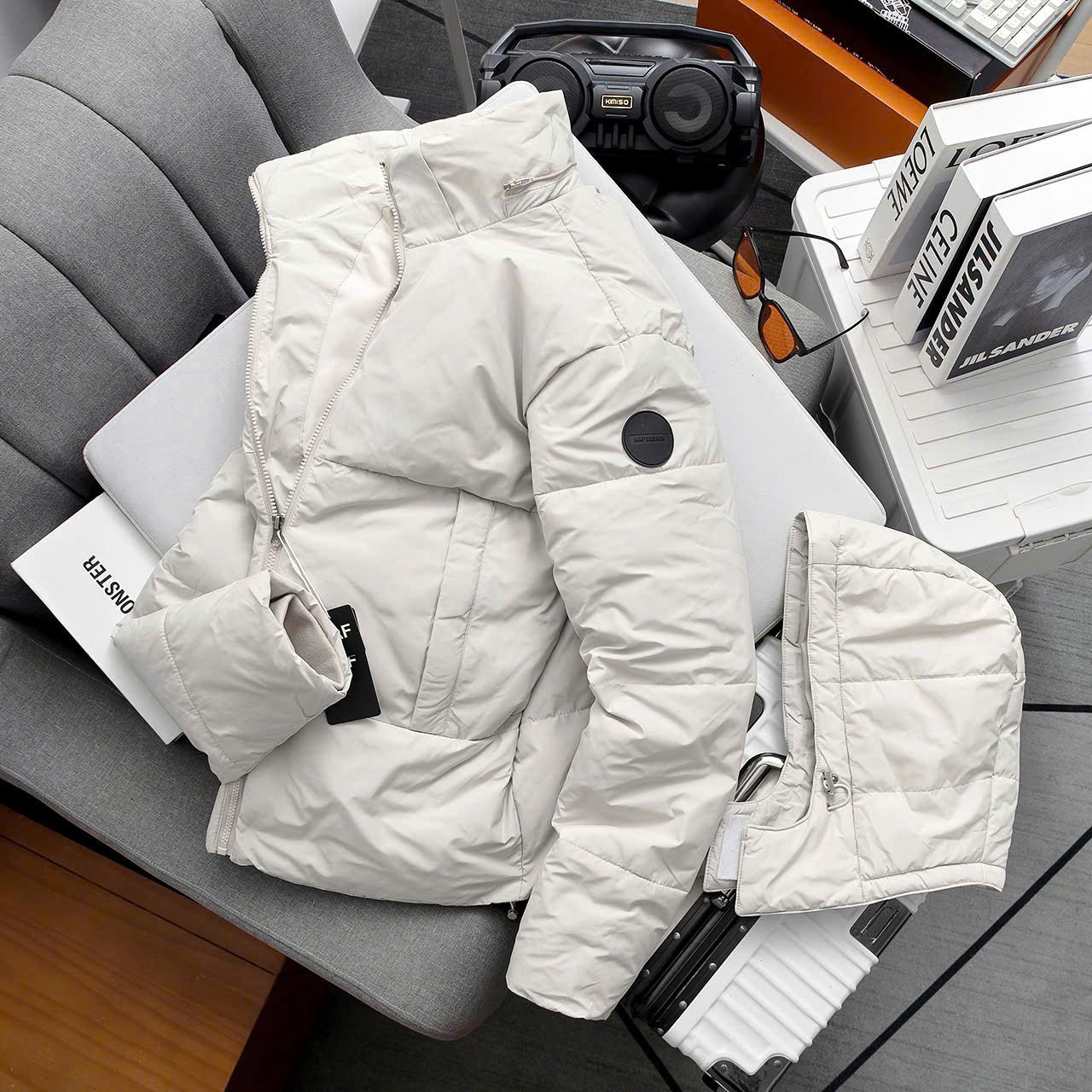 ÁO PHAO BÉO MŨ RỜI KAF