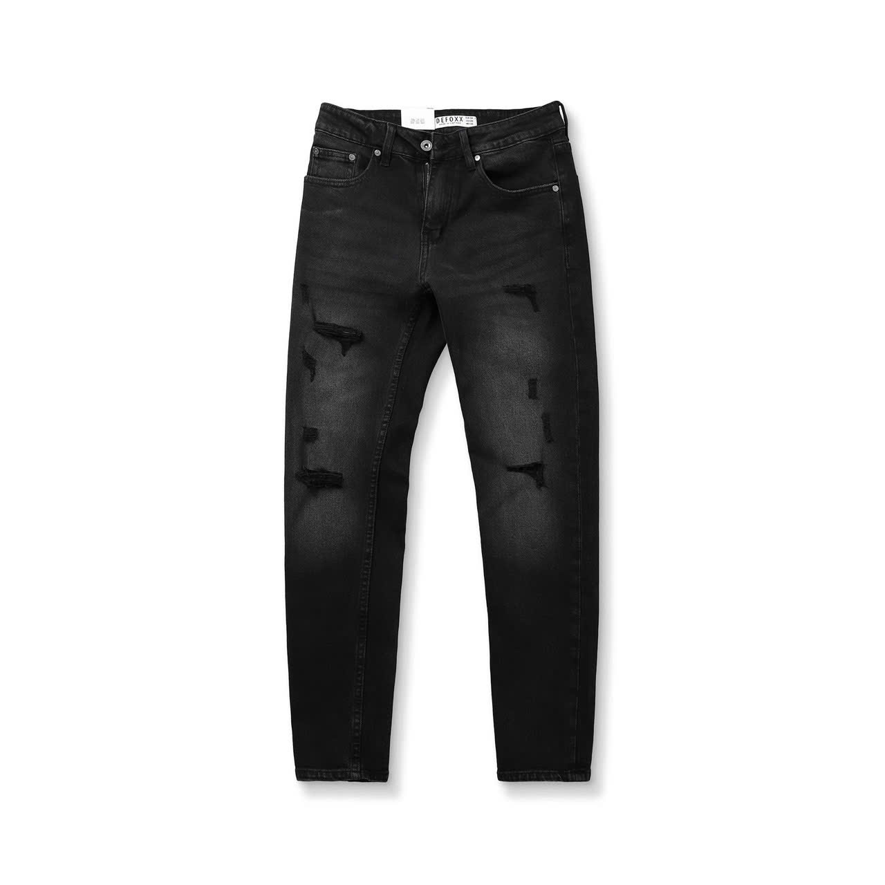 QUẦN JEANS DEFOXX XÁM WASH RÁCH
