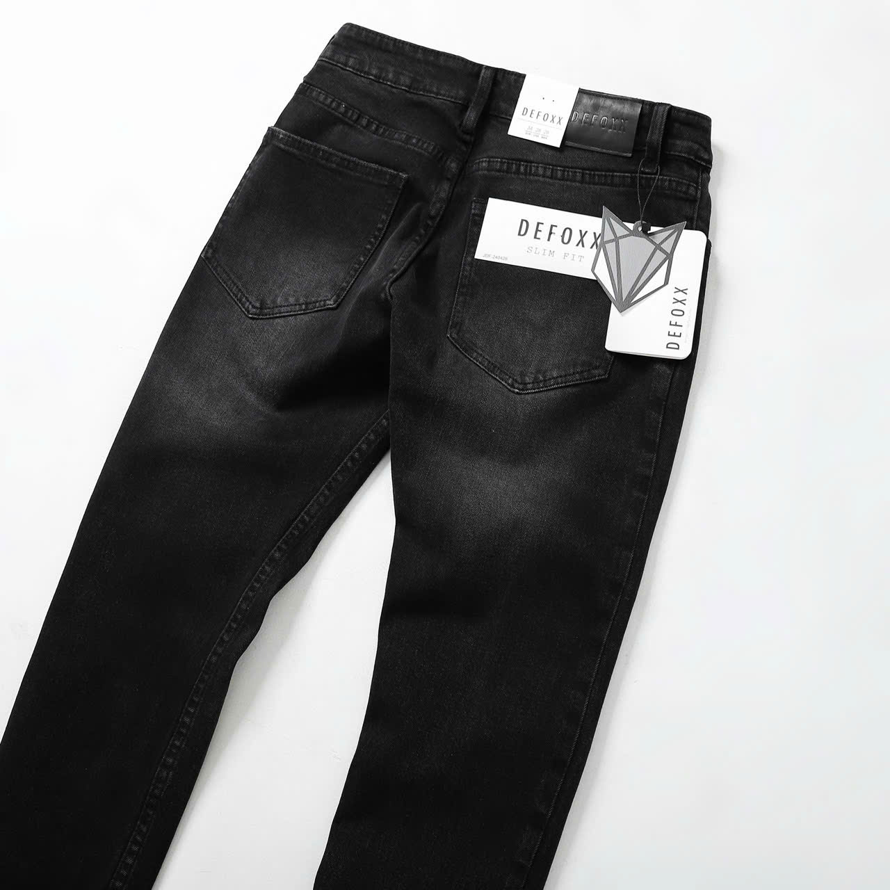 QUẦN JEANS DEFOXX XÁM WASH RÁCH