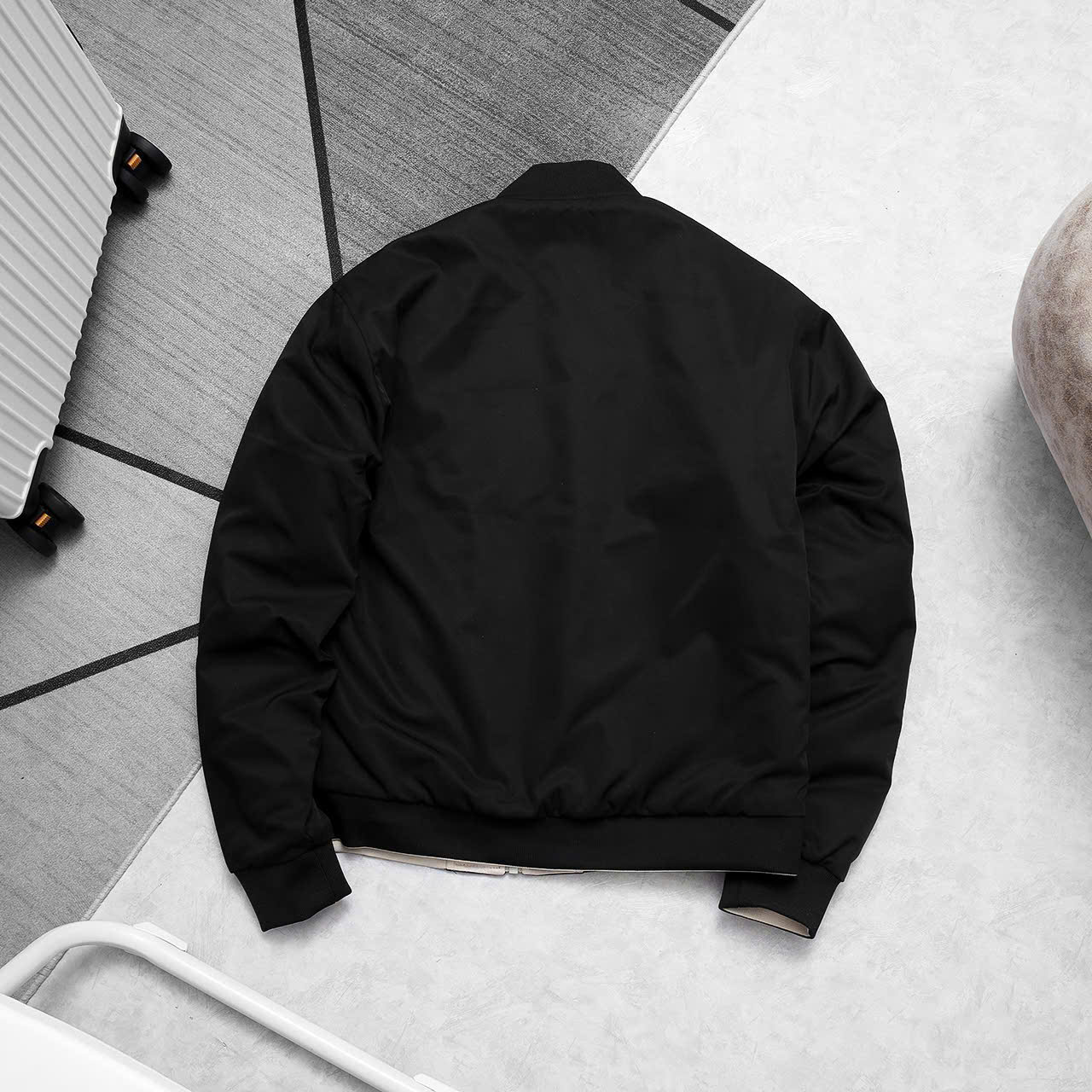 ÁO KHOÁC BOMBER 2 MẶT TRẦN TRÁM