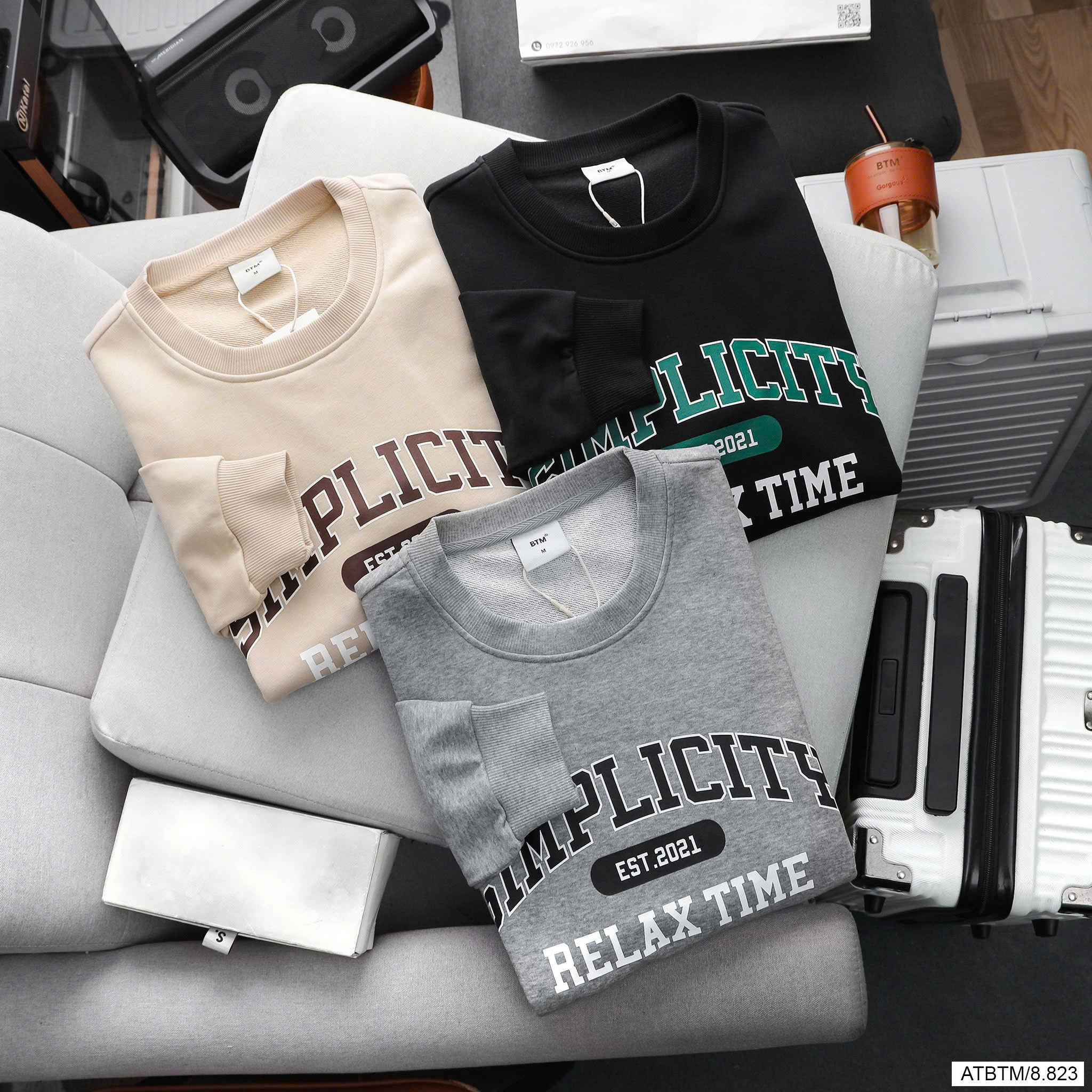 ÁO NỈ PRINTED SWEATSHIRTS