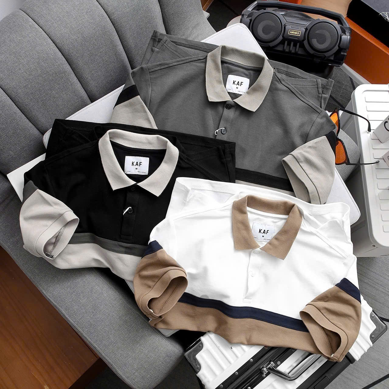 ÁO POLO KAF COLOR BLOCK