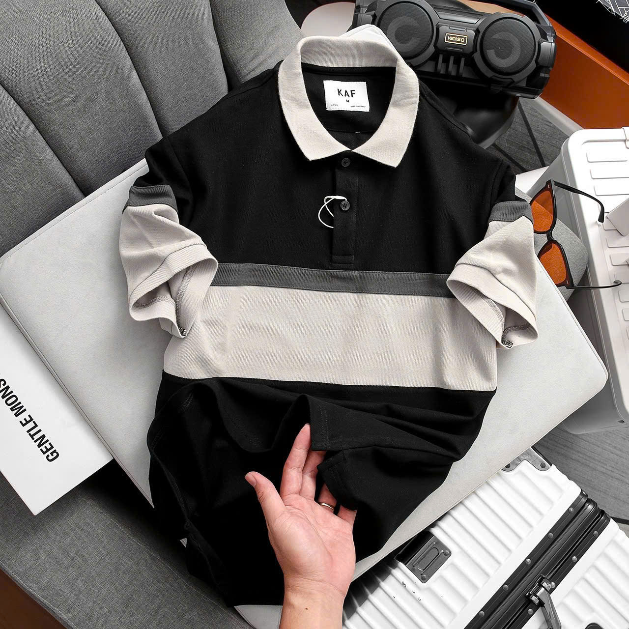 ÁO POLO KAF COLOR BLOCK