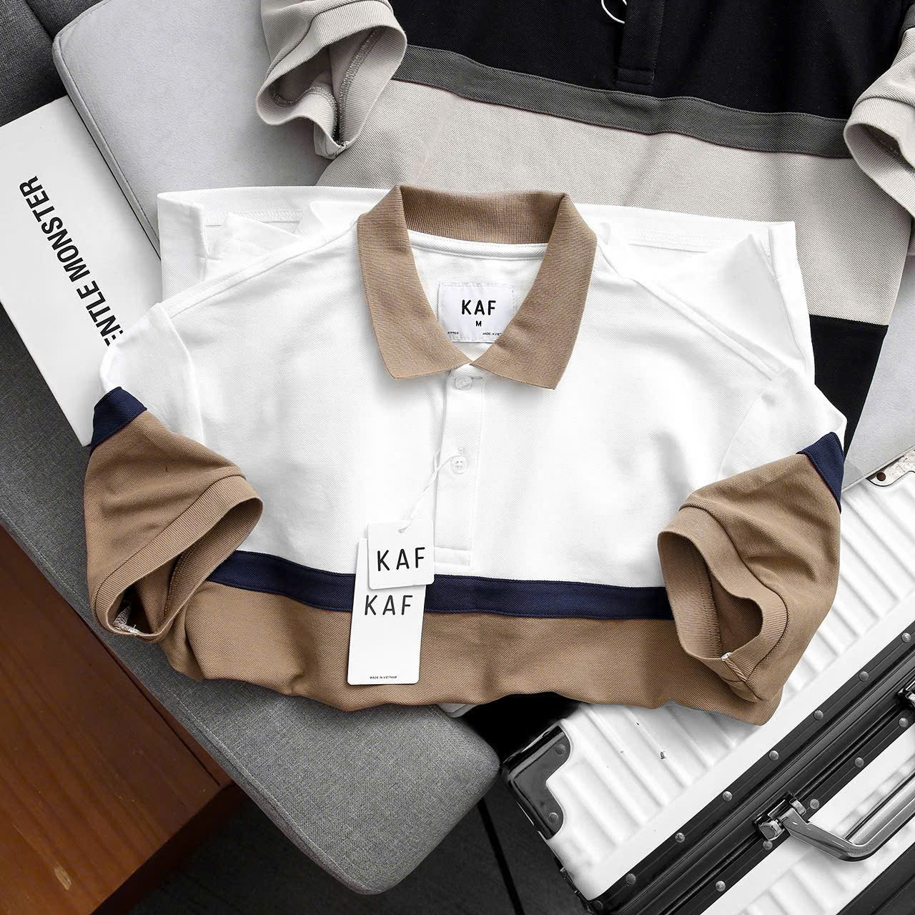 ÁO POLO KAF COLOR BLOCK
