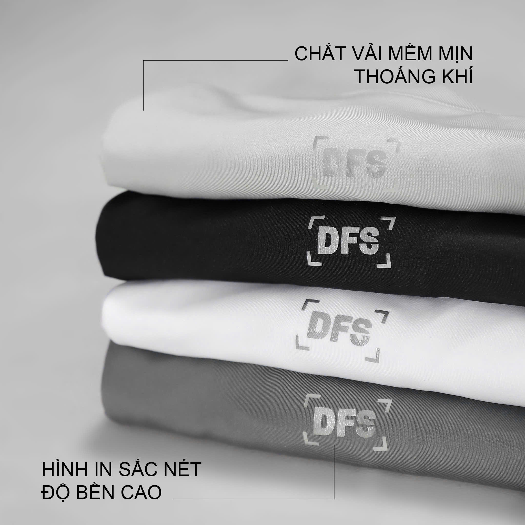 ÁO THUN DFS 4C POLY LẠNH PHỐI LƯỚI