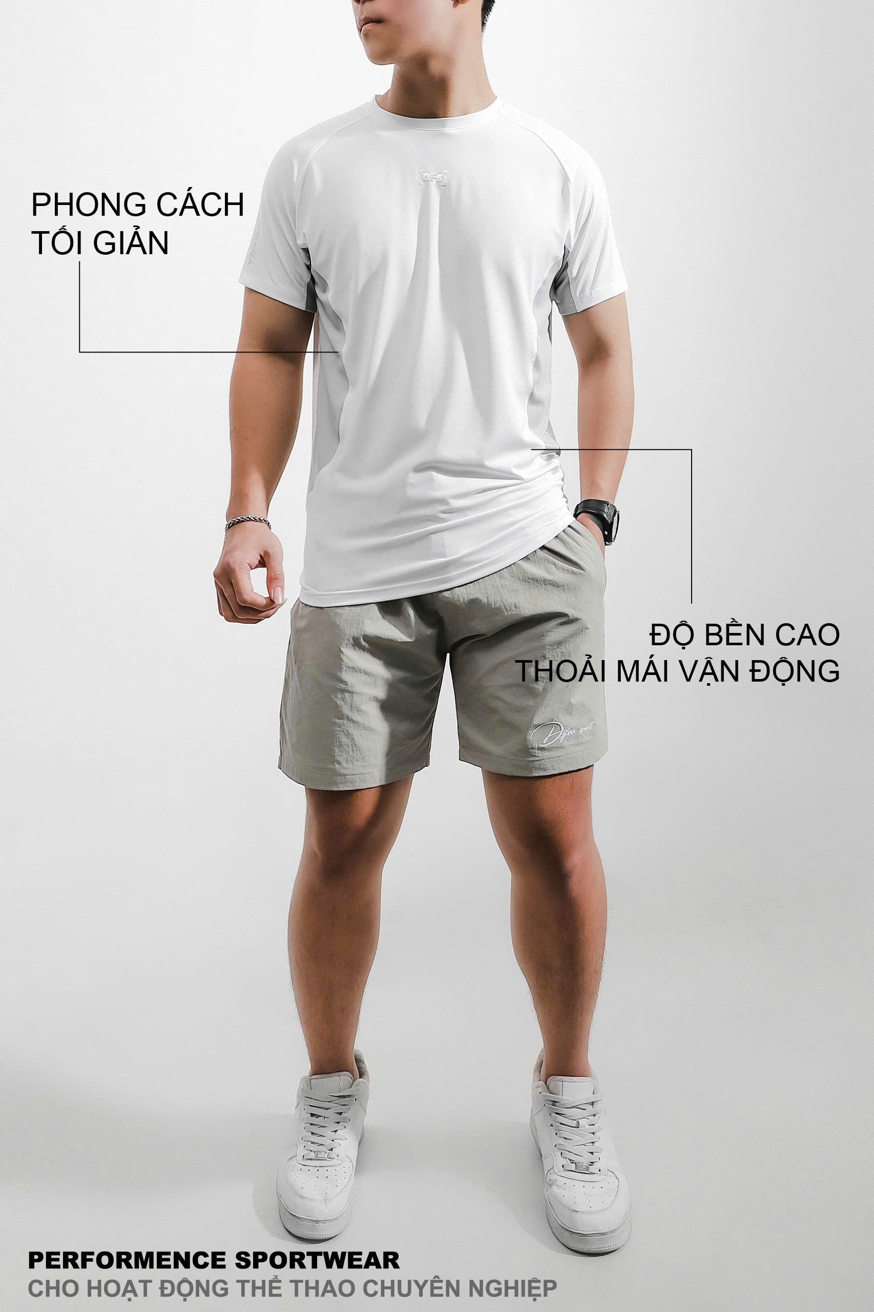 ÁO THUN DFS 4C POLY LẠNH PHỐI LƯỚI