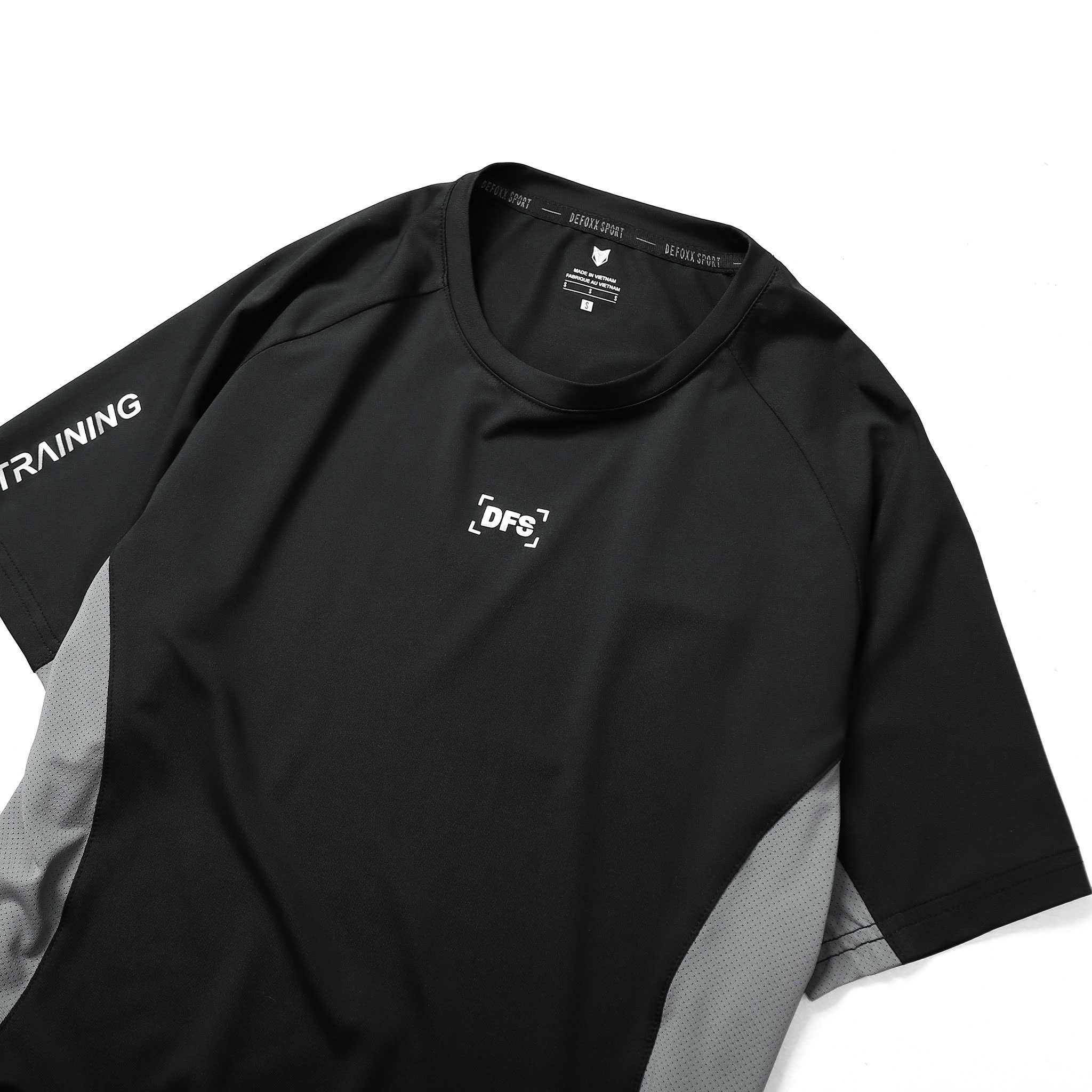 ÁO THUN DFS 4C POLY LẠNH PHỐI LƯỚI