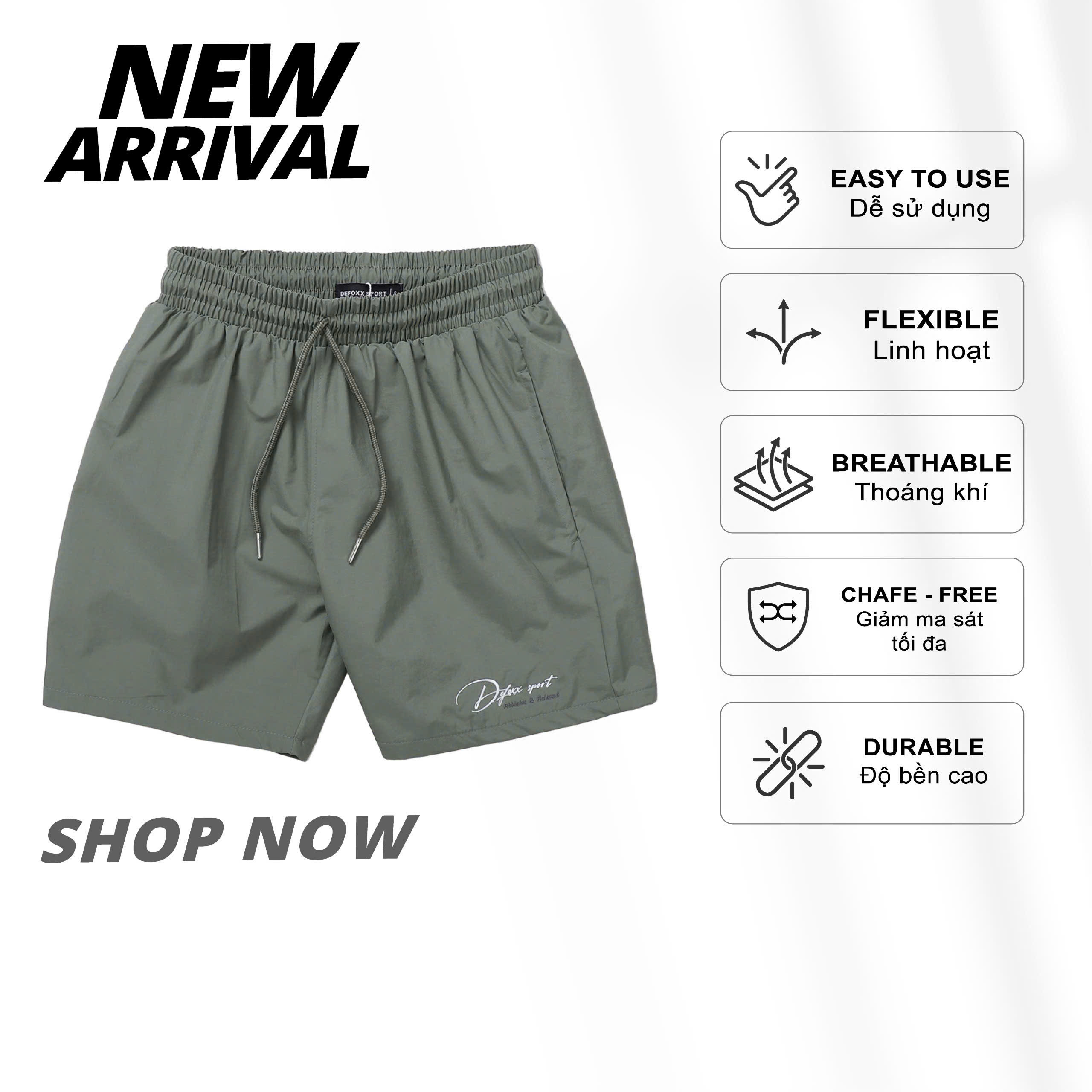 QUẦN ĐÙI DFS XI NHĂN THÊU