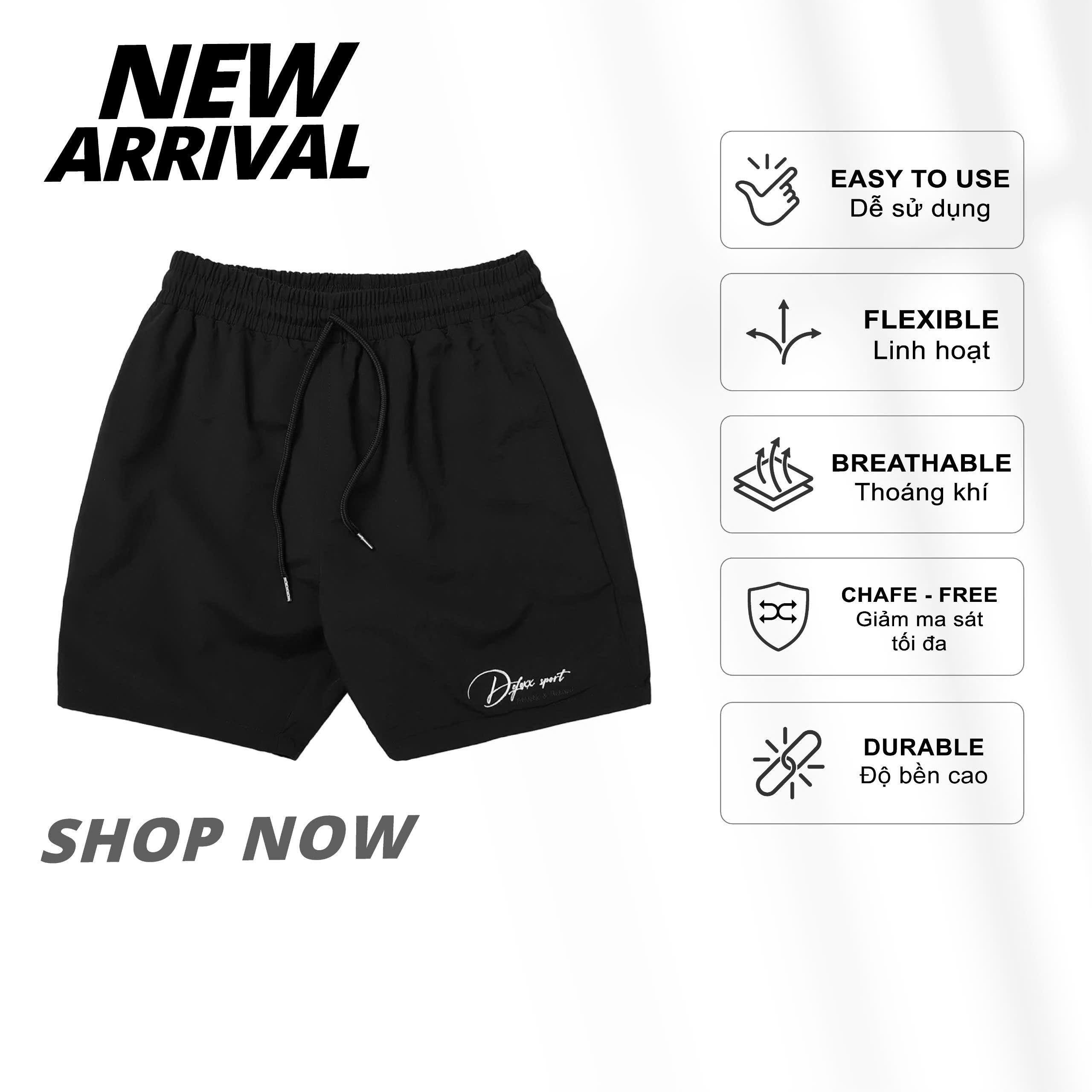 QUẦN ĐÙI DFS XI NHĂN THÊU