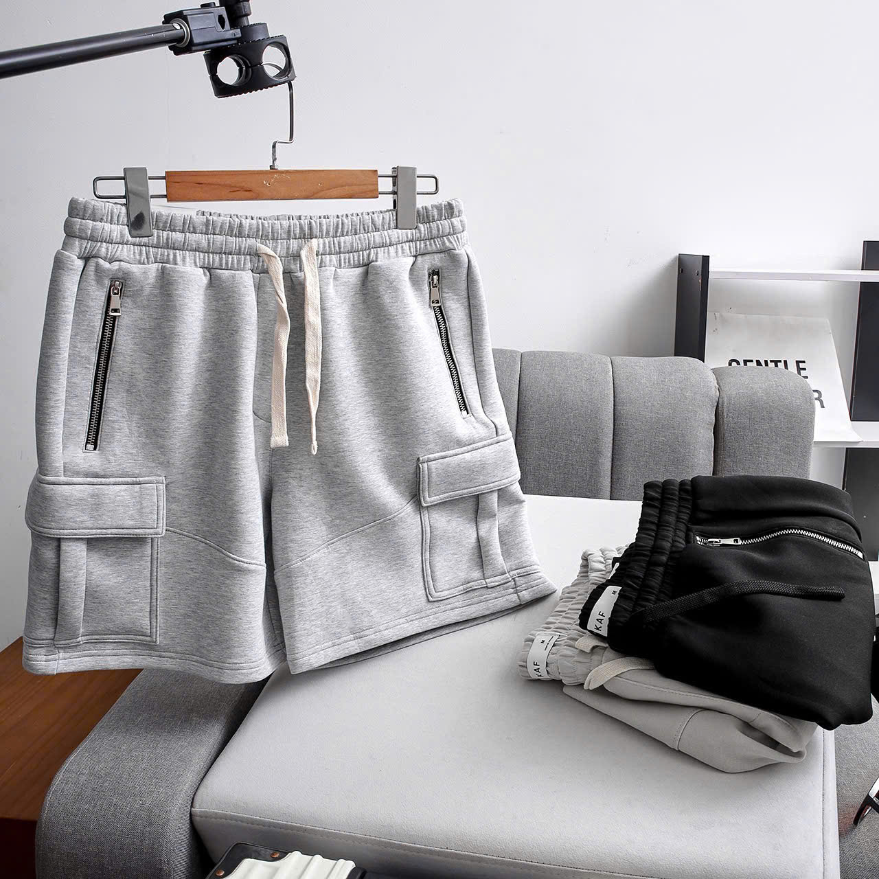 QUẦN ĐÙI TÚI HỘP KHÓA ZIP