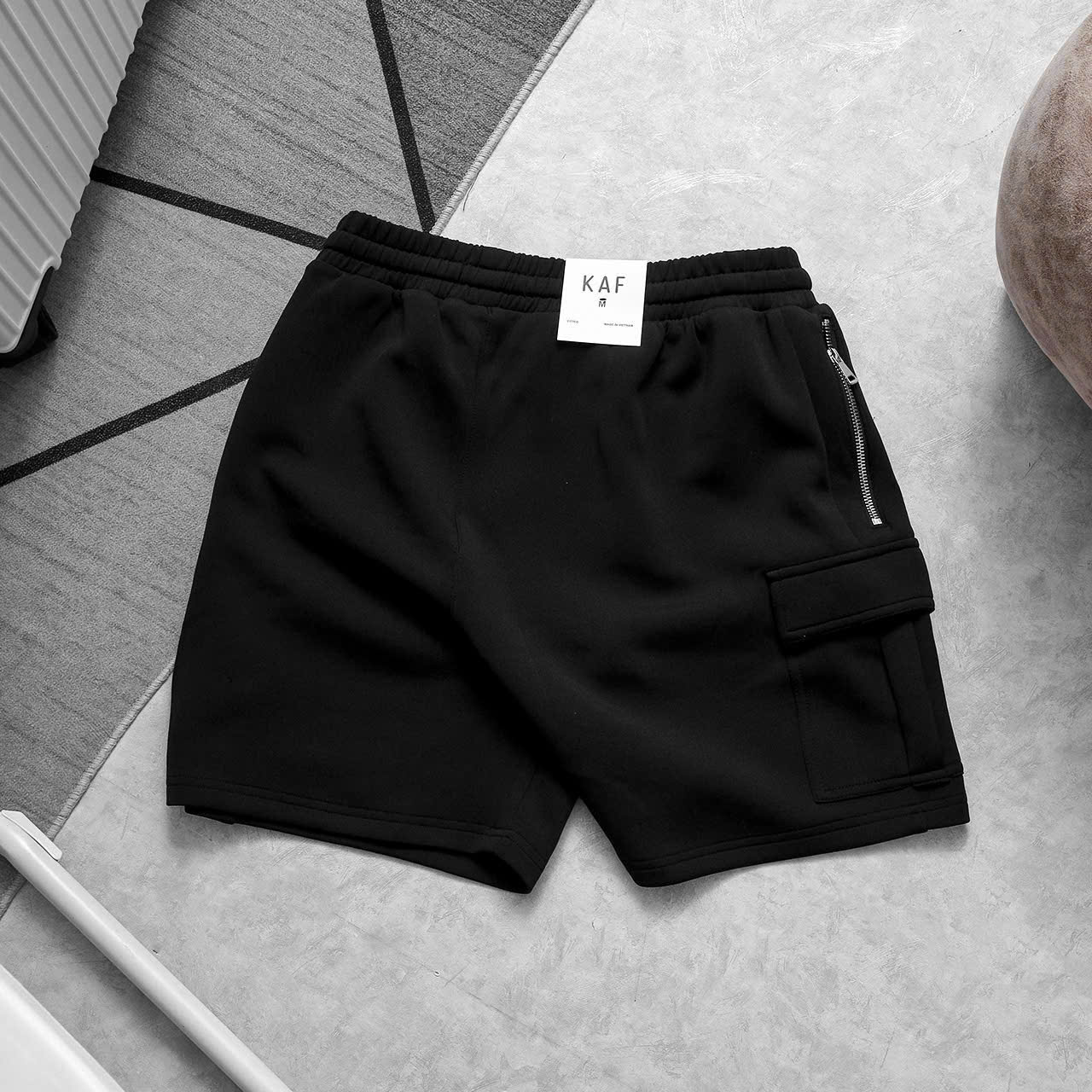 QUẦN ĐÙI TÚI HỘP KHÓA ZIP