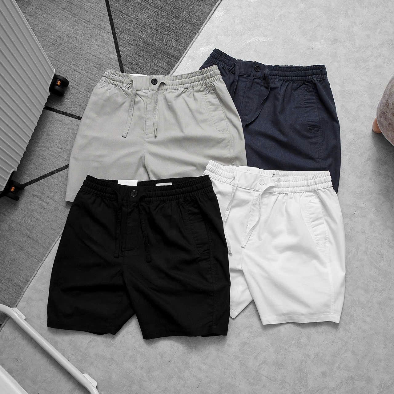 QUẦN ĐÙI LINEN ĐŨI