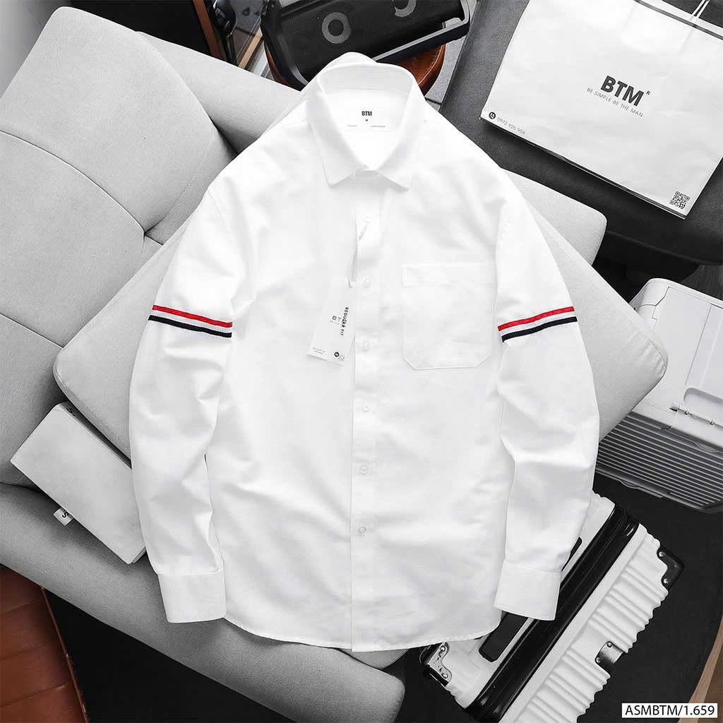 ÁO SƠ MI KẺ 3 MÀU TAY