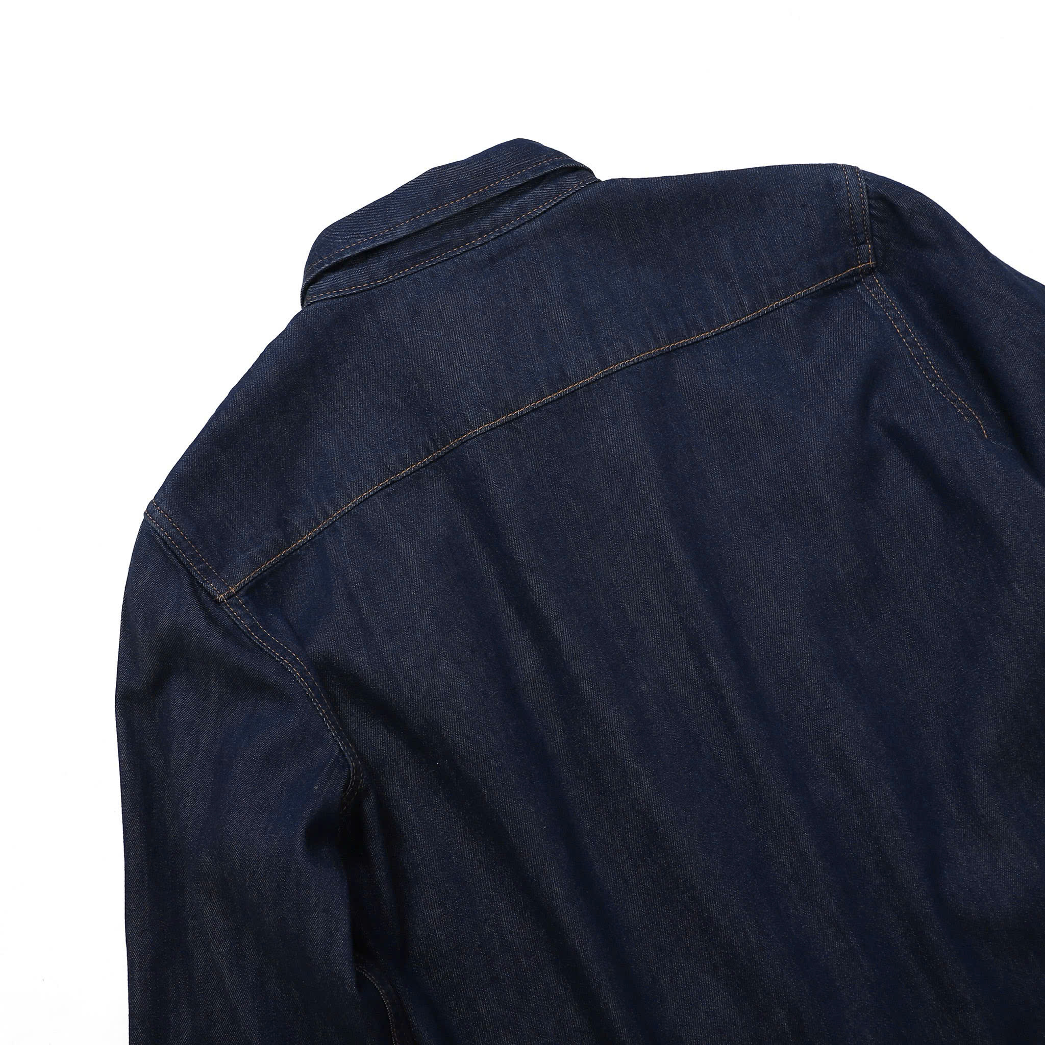 ÁO SƠ MI DENIM DEFOXX TÚI NGỰC