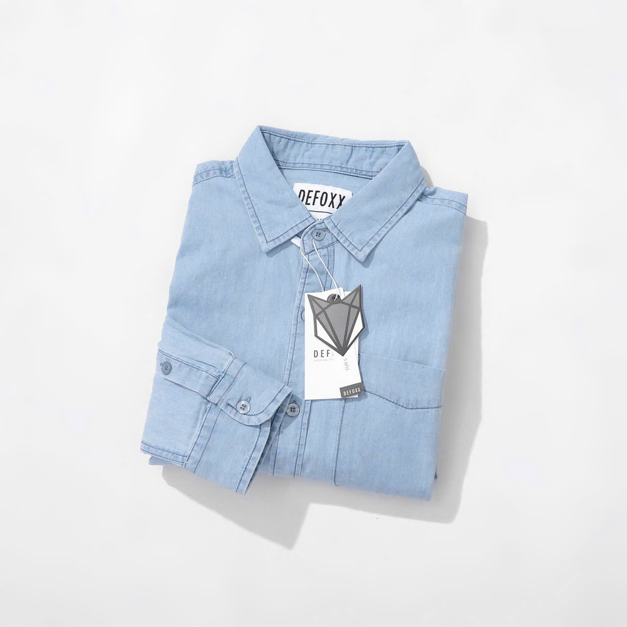 ÁO SƠ MI DENIM DEFOXX BASIC