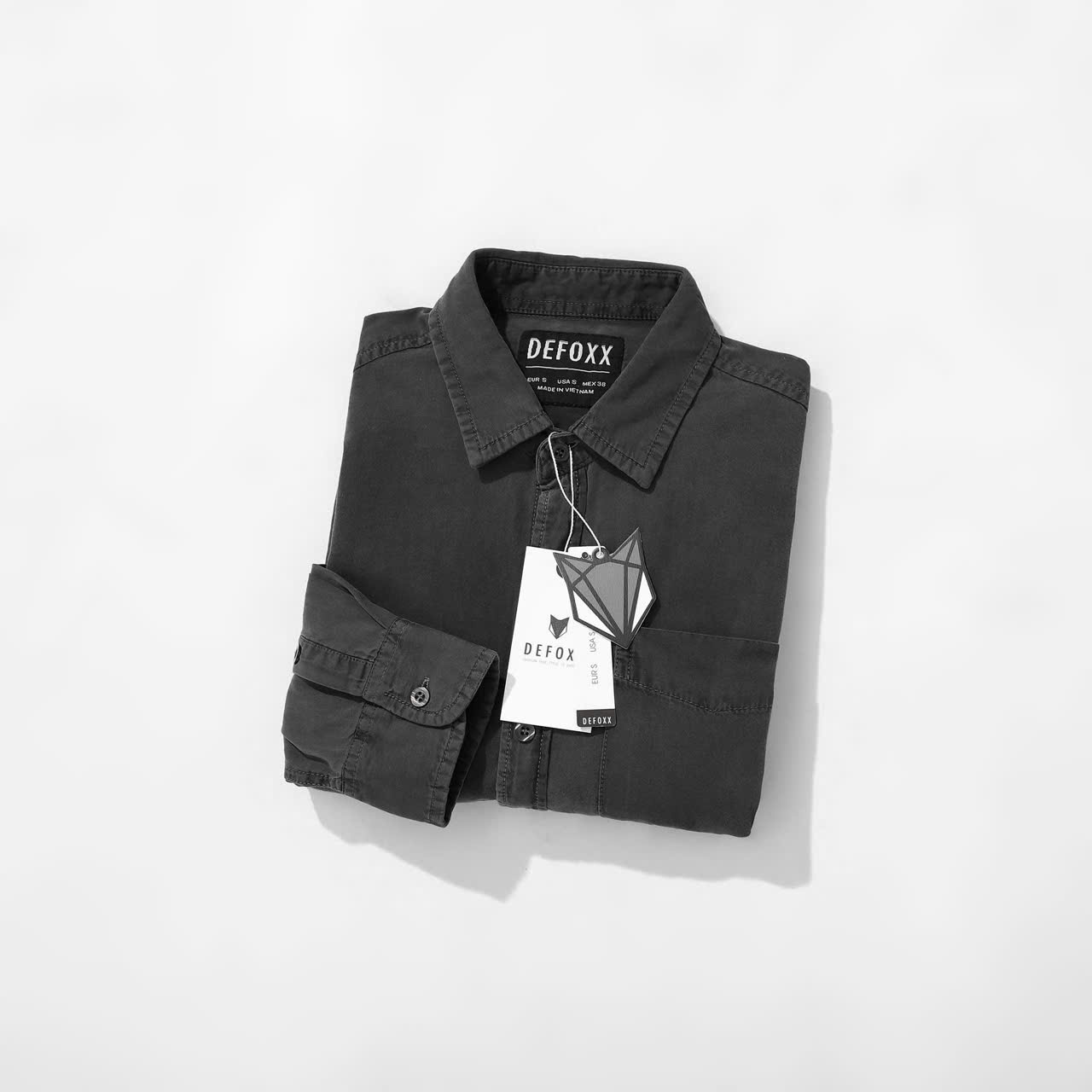 ÁO SƠ MI DENIM DEFOXX BASIC