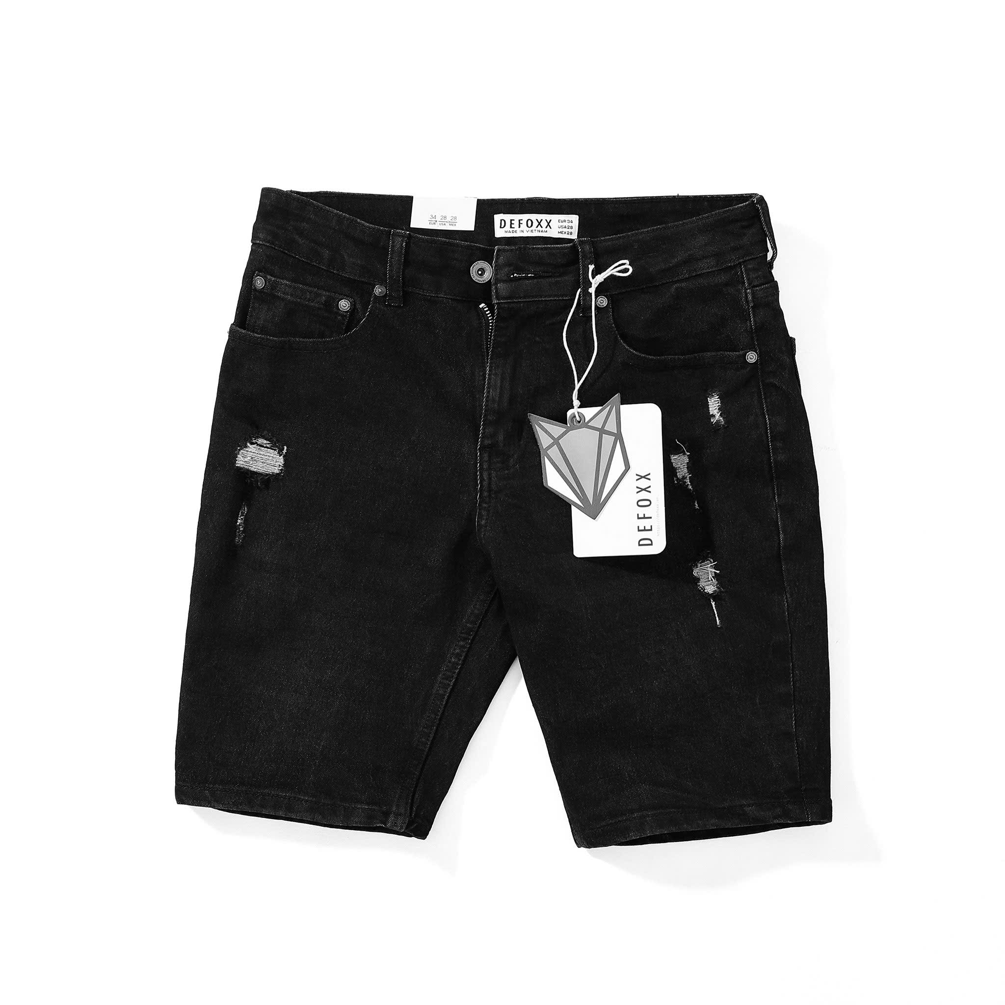 QUẦN SHORT JEANS DEFOXX WASH RÁCH