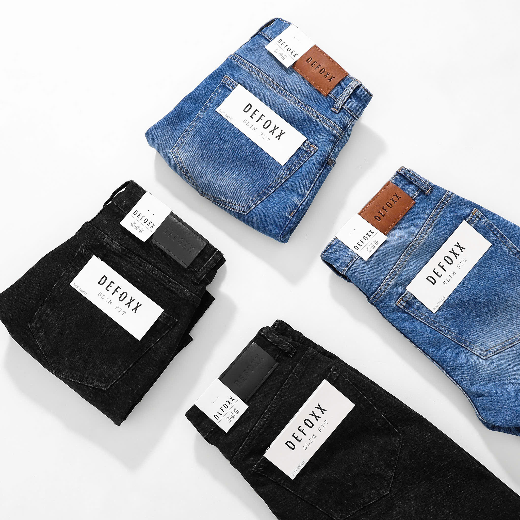 QUẦN SHORT JEANS DEFOXX WASH RÁCH