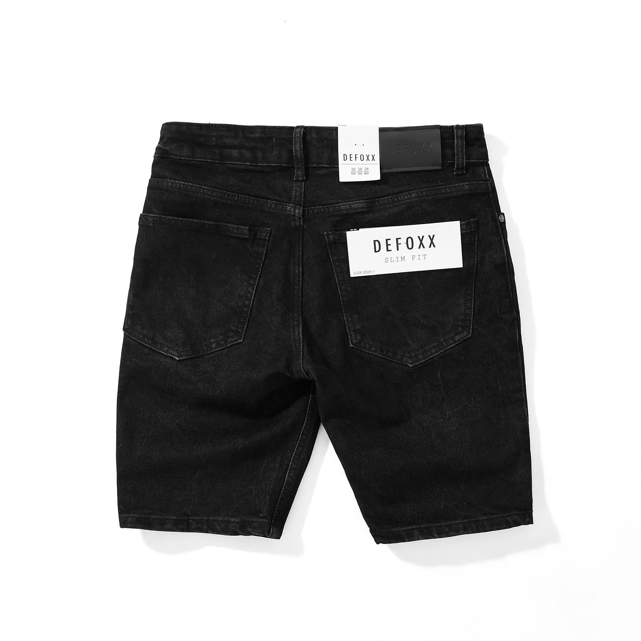 QUẦN SHORT JEANS DEFOXX WASH RÁCH