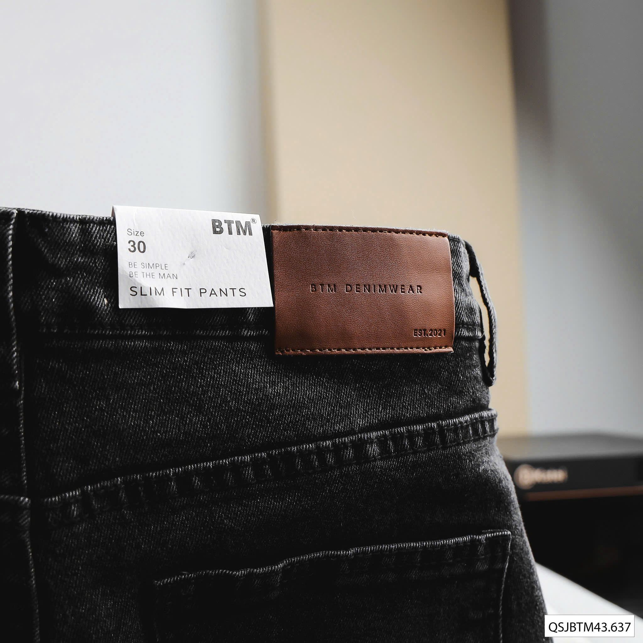 QUẦN SHORT JEANS BTM WASH