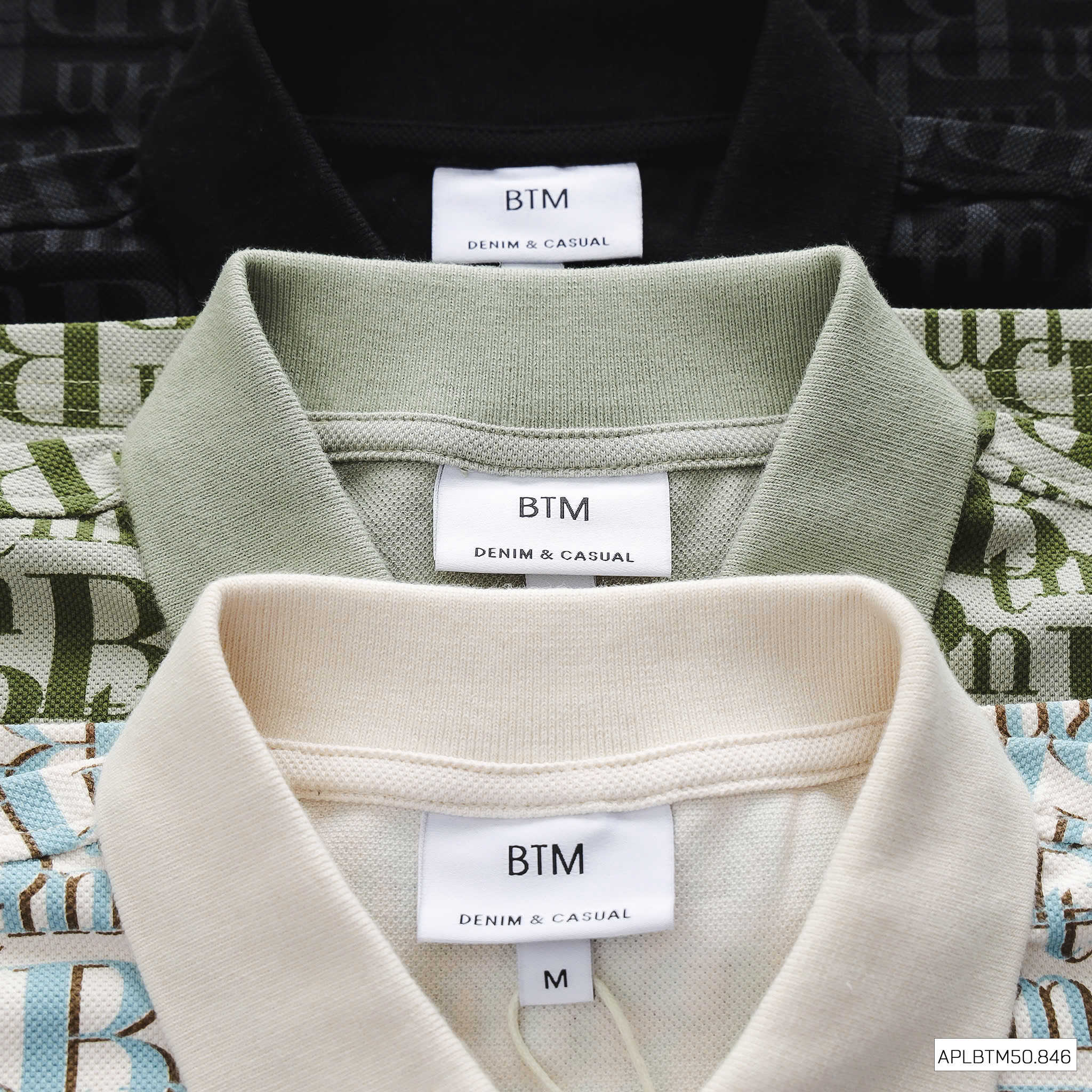 ÁO POLO BTM PATTERN CROCODILE CVC