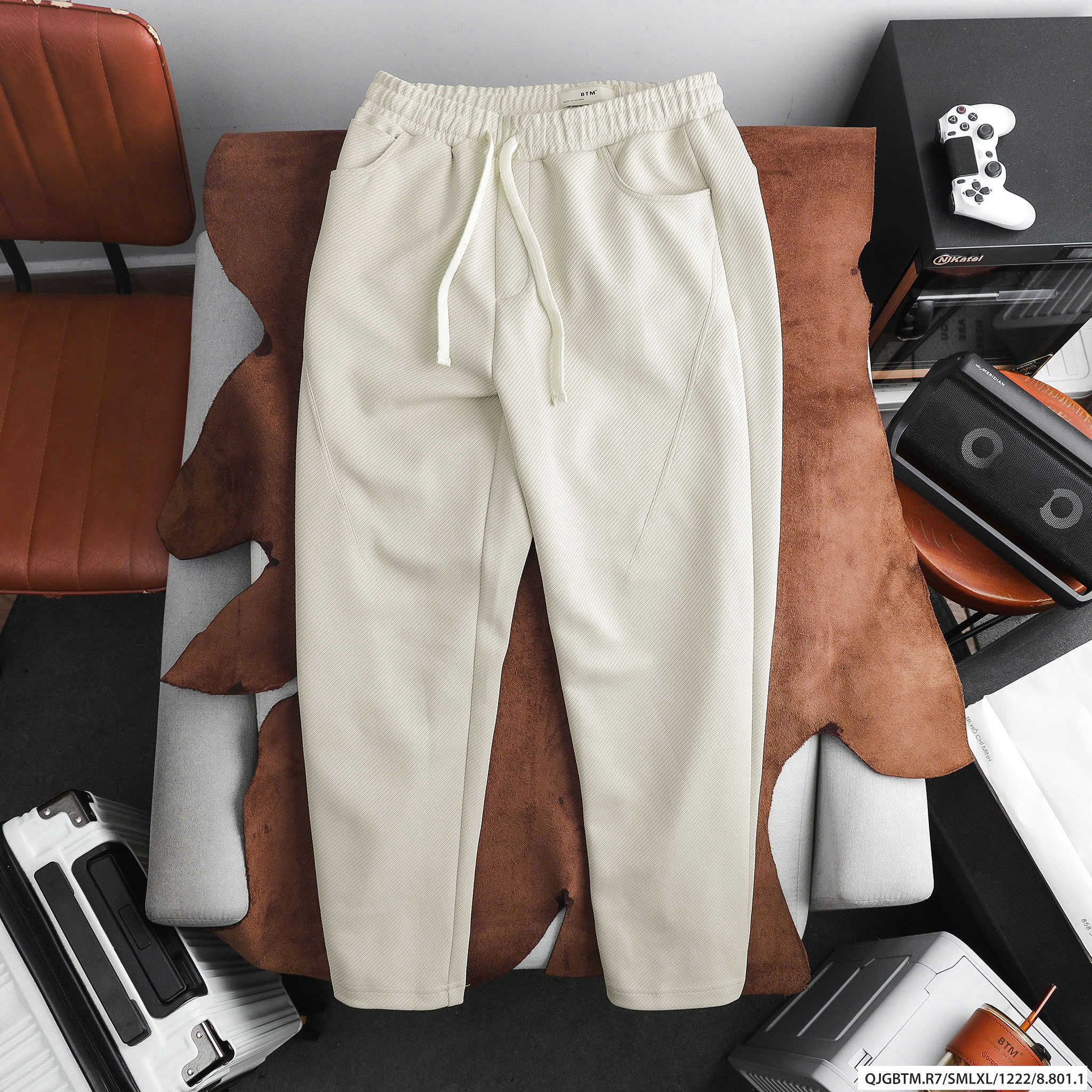 QUẦN NỈ SỚ CHÉO BTM RELAX FIT