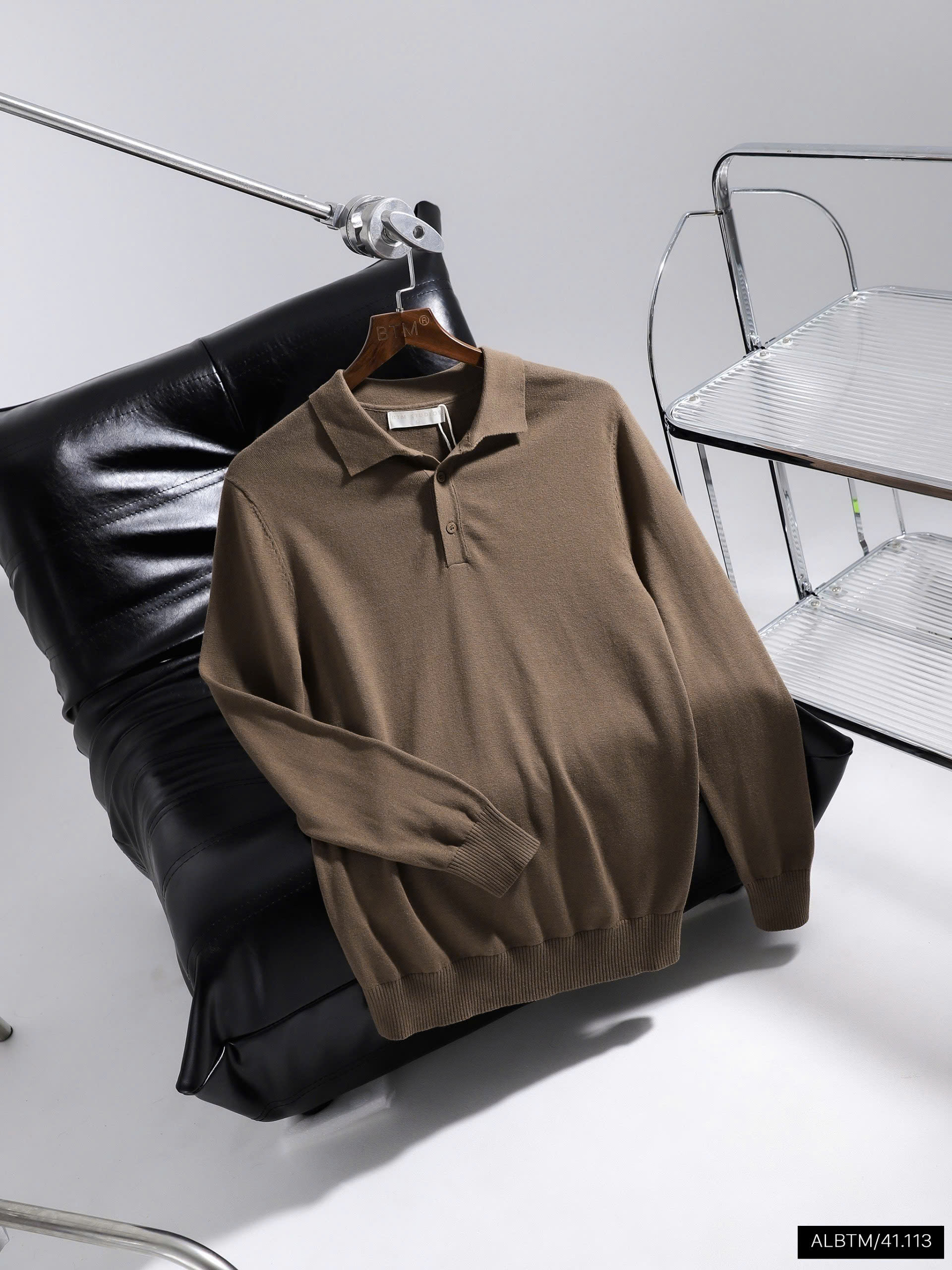 ÁO LEN DÀI TAY CỔ BẺ BTM