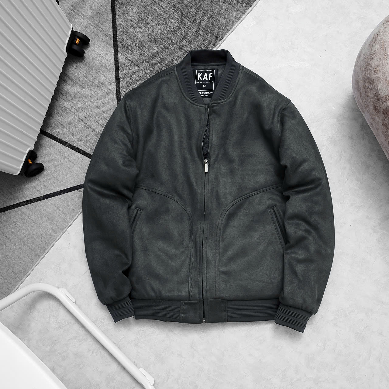 ÁO KHOÁC DA LỘN LÓT LÔNG KAF