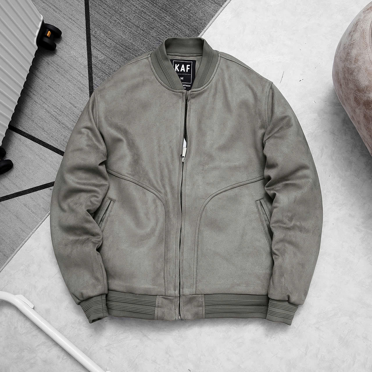 ÁO KHOÁC DA LỘN LÓT LÔNG KAF