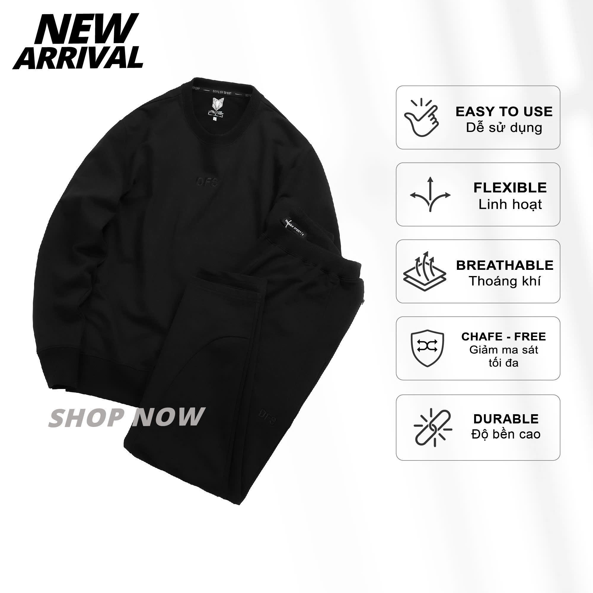 BỘ QUẦN ÁO DÀI TAY DFS