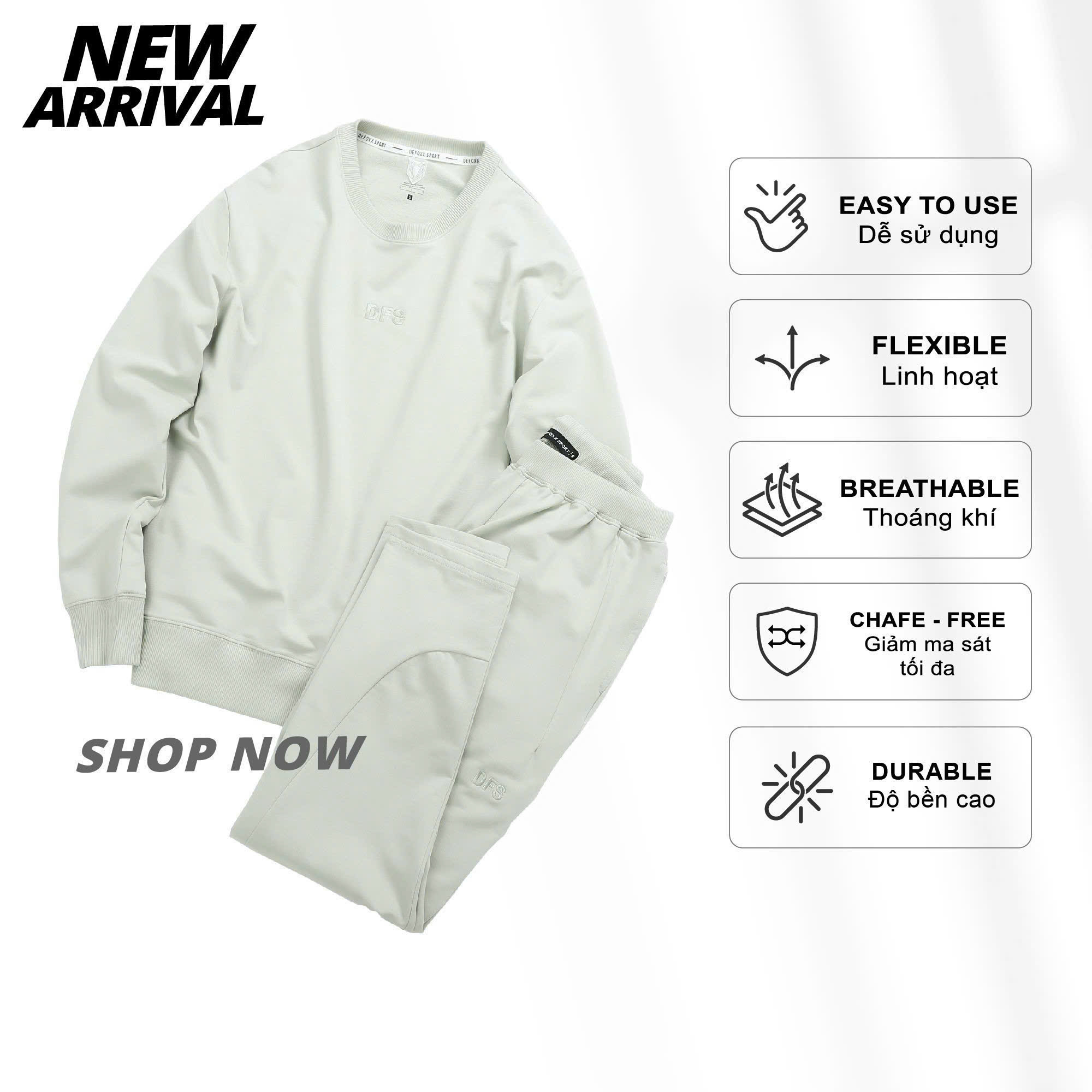 BỘ QUẦN ÁO DÀI TAY DFS