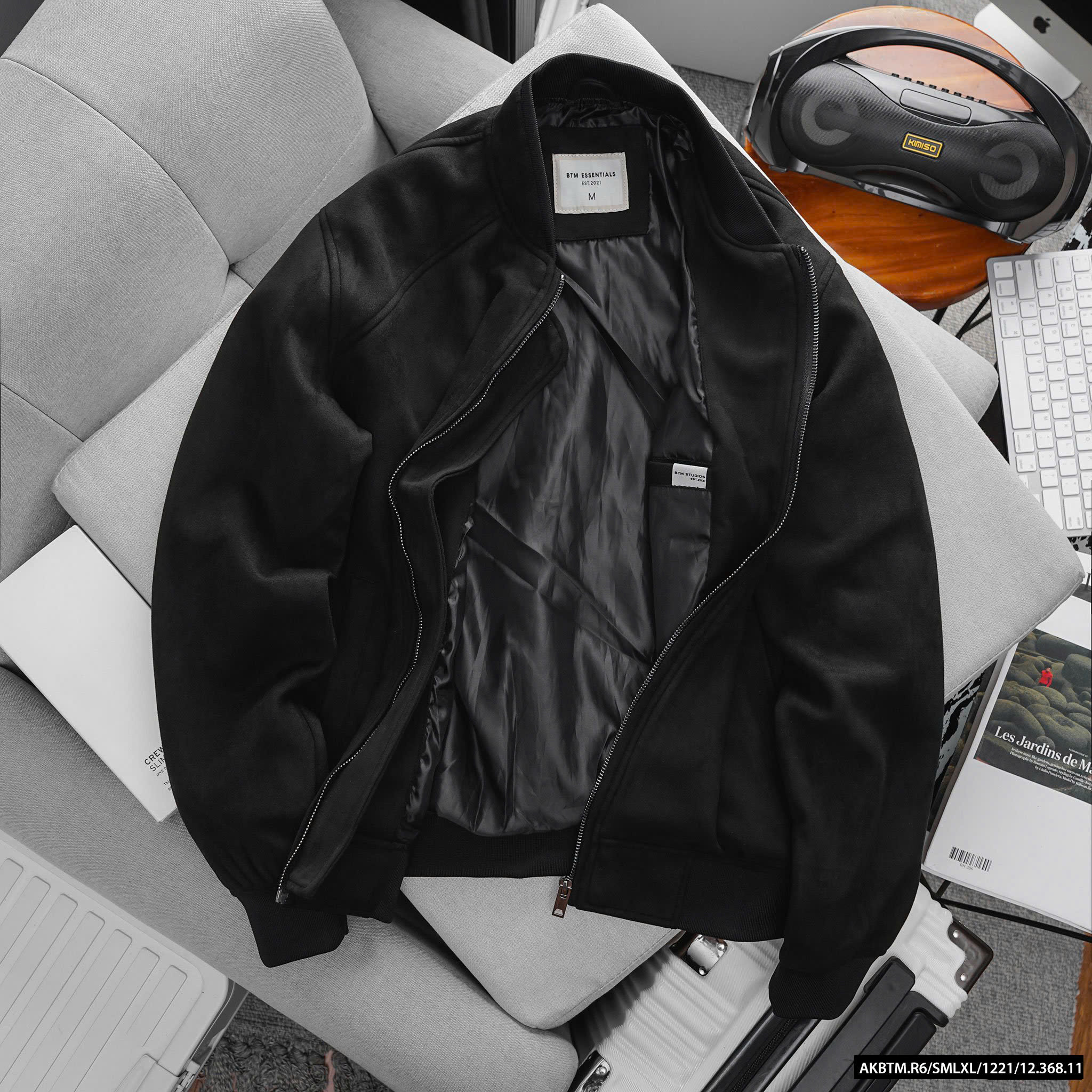 ÁO KHOÁC BOMBER DA LỘN BTM