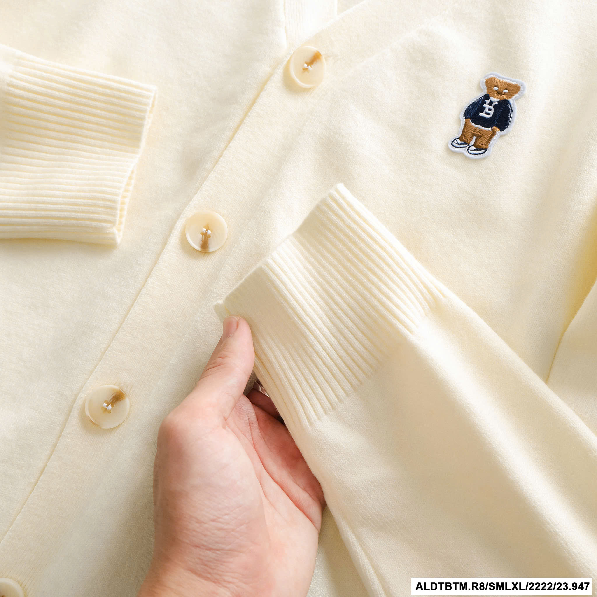 ÁO LEN CARDIGAN BTM BEAR